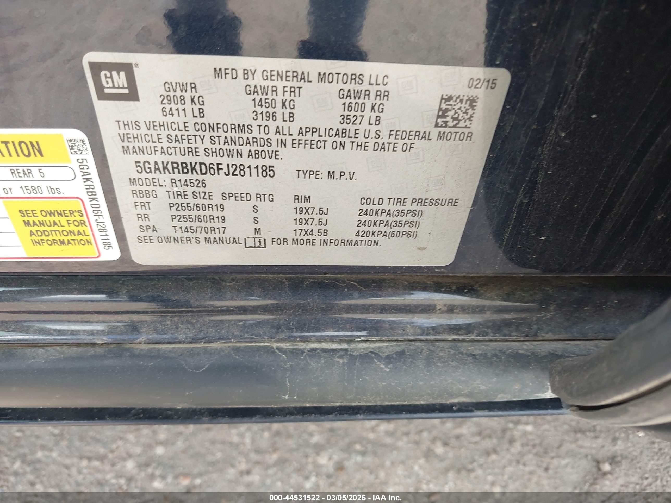 BUICK ENCLAVE image 9