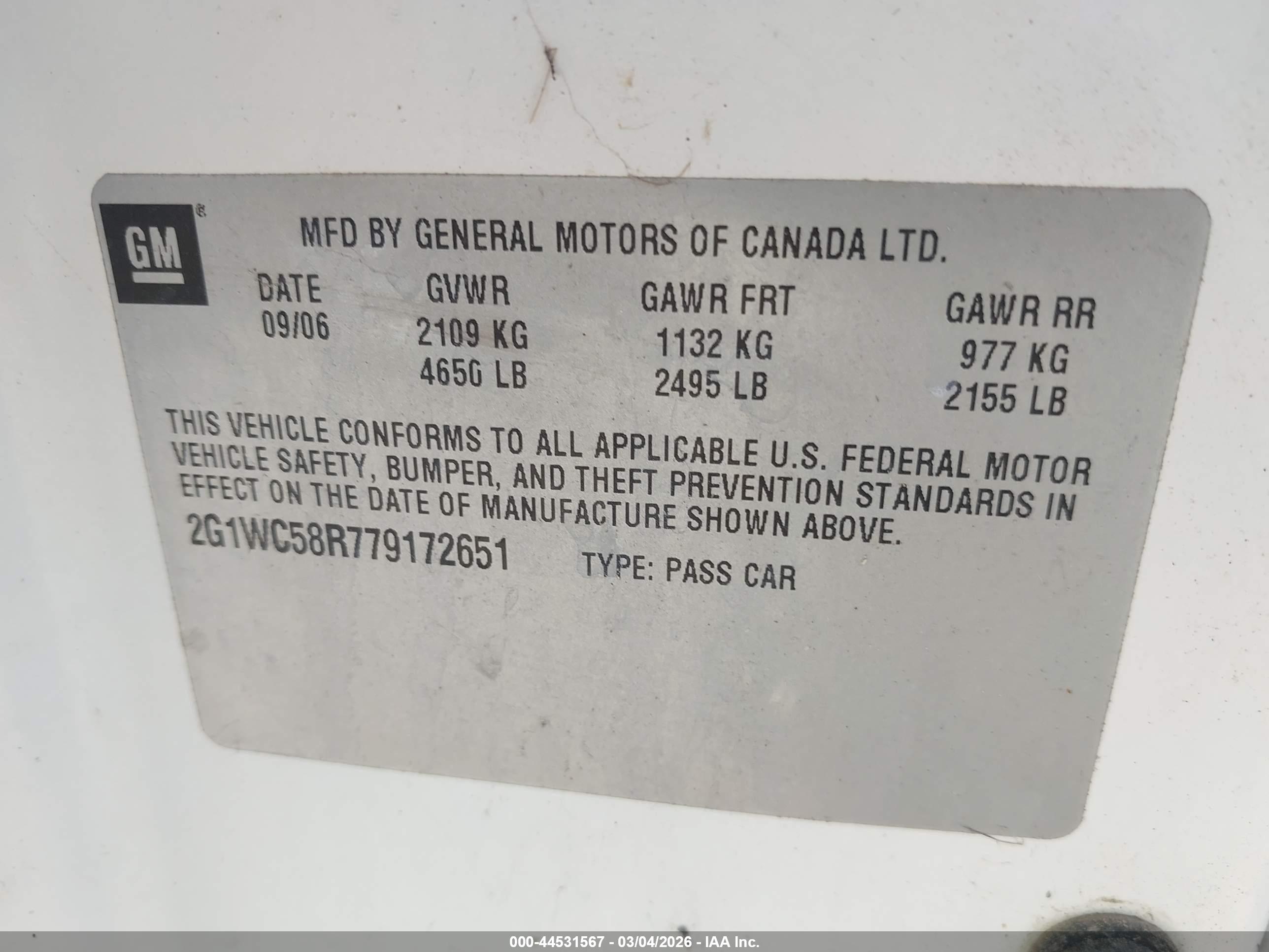 CHEVROLET IMPALA image 9