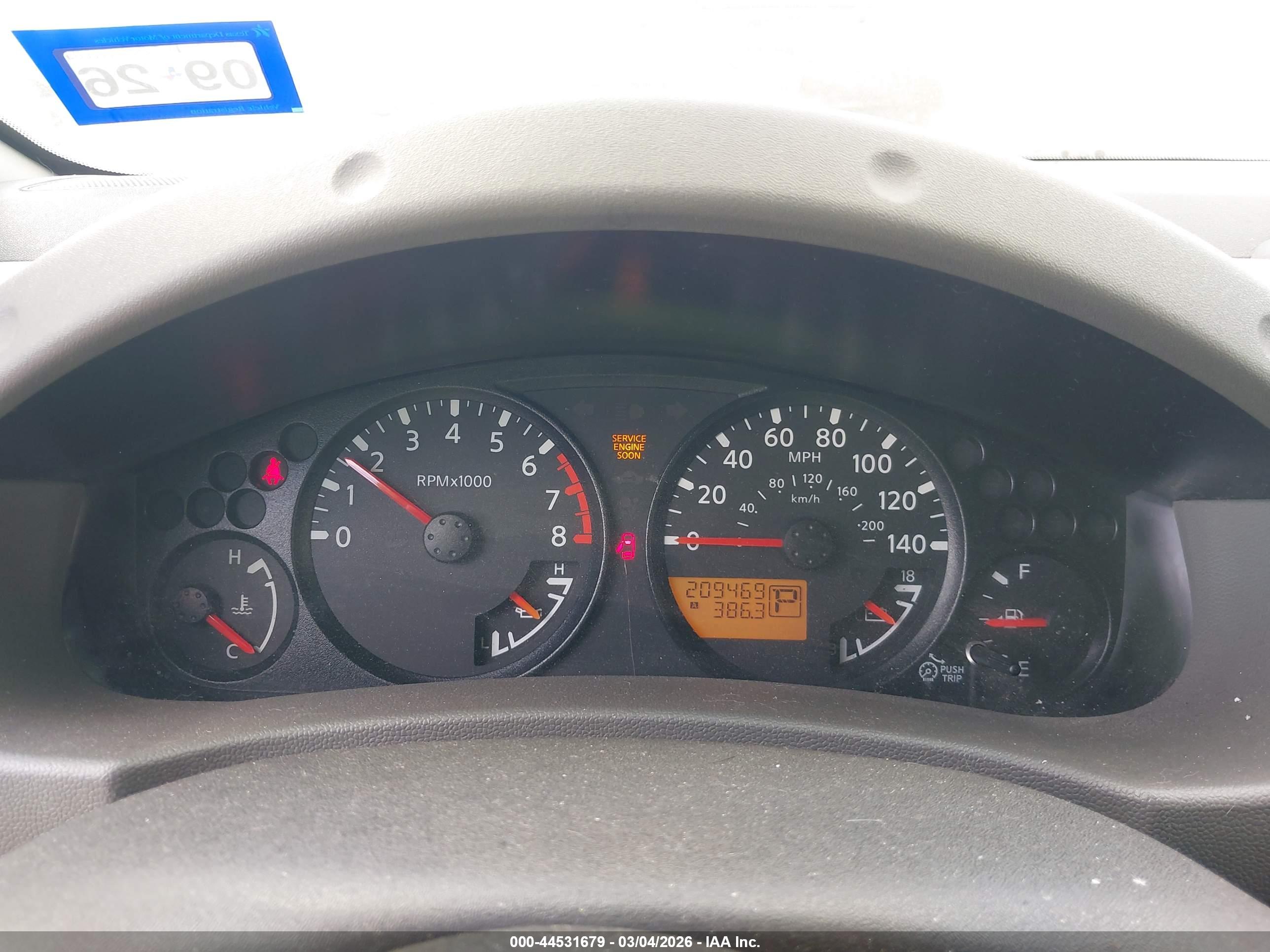 NISSAN XTERRA image 7