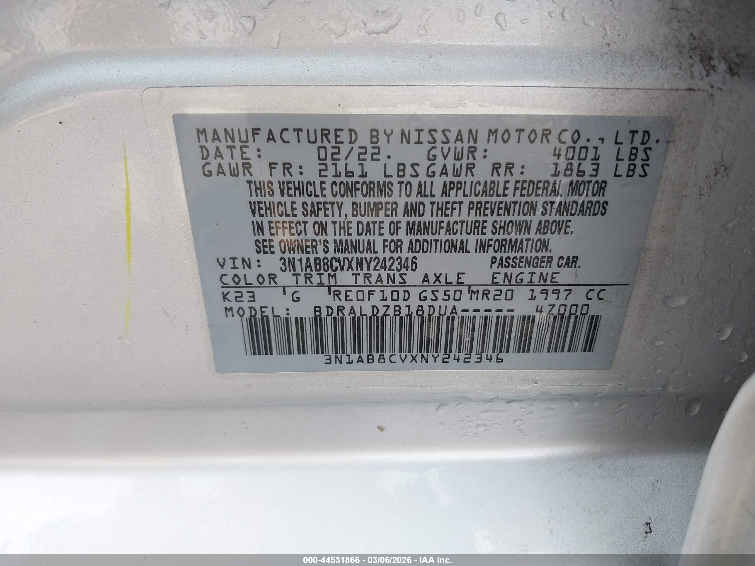 NISSAN SENTRA image 9