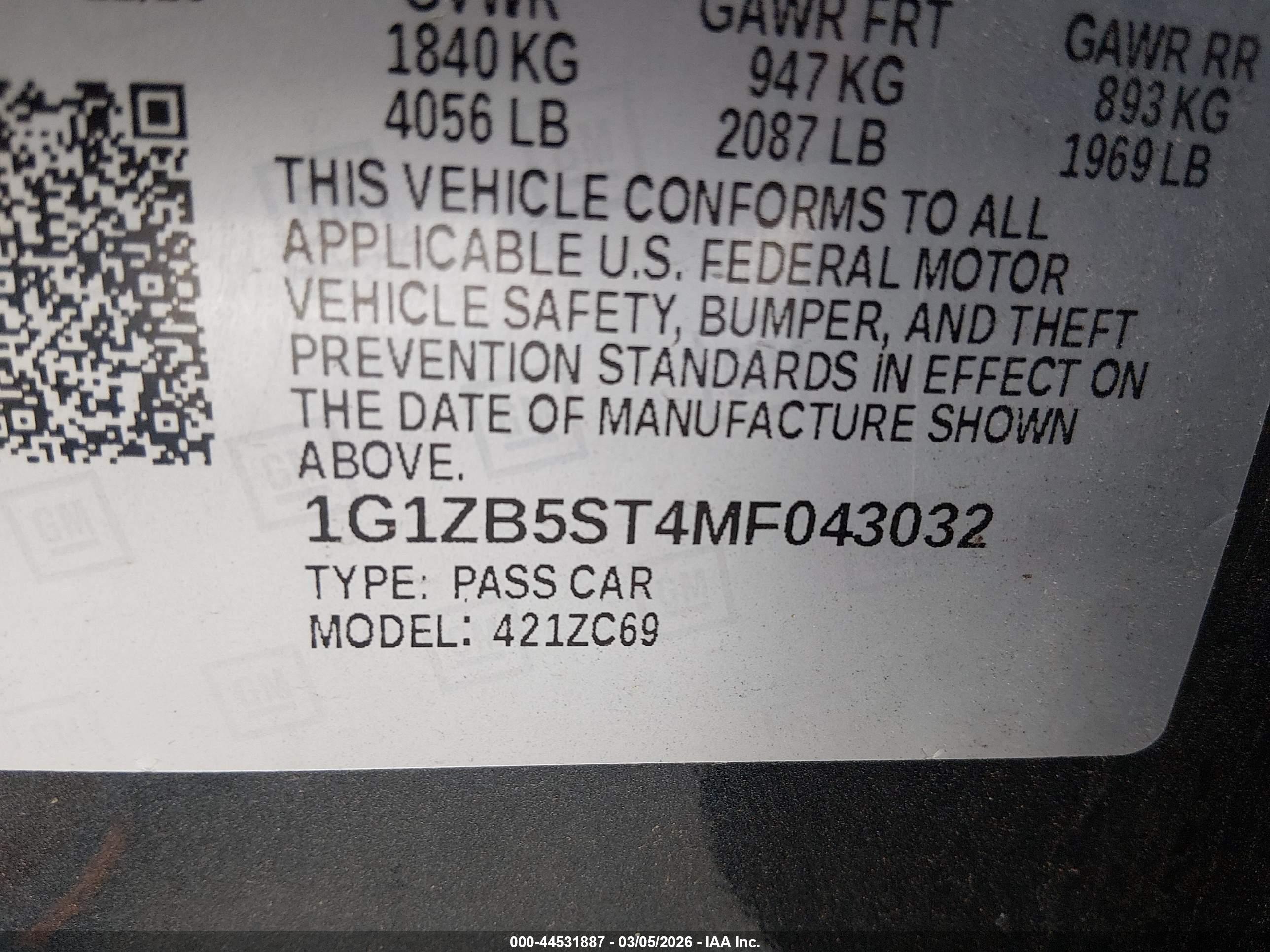 CHEVROLET MALIBU image 9