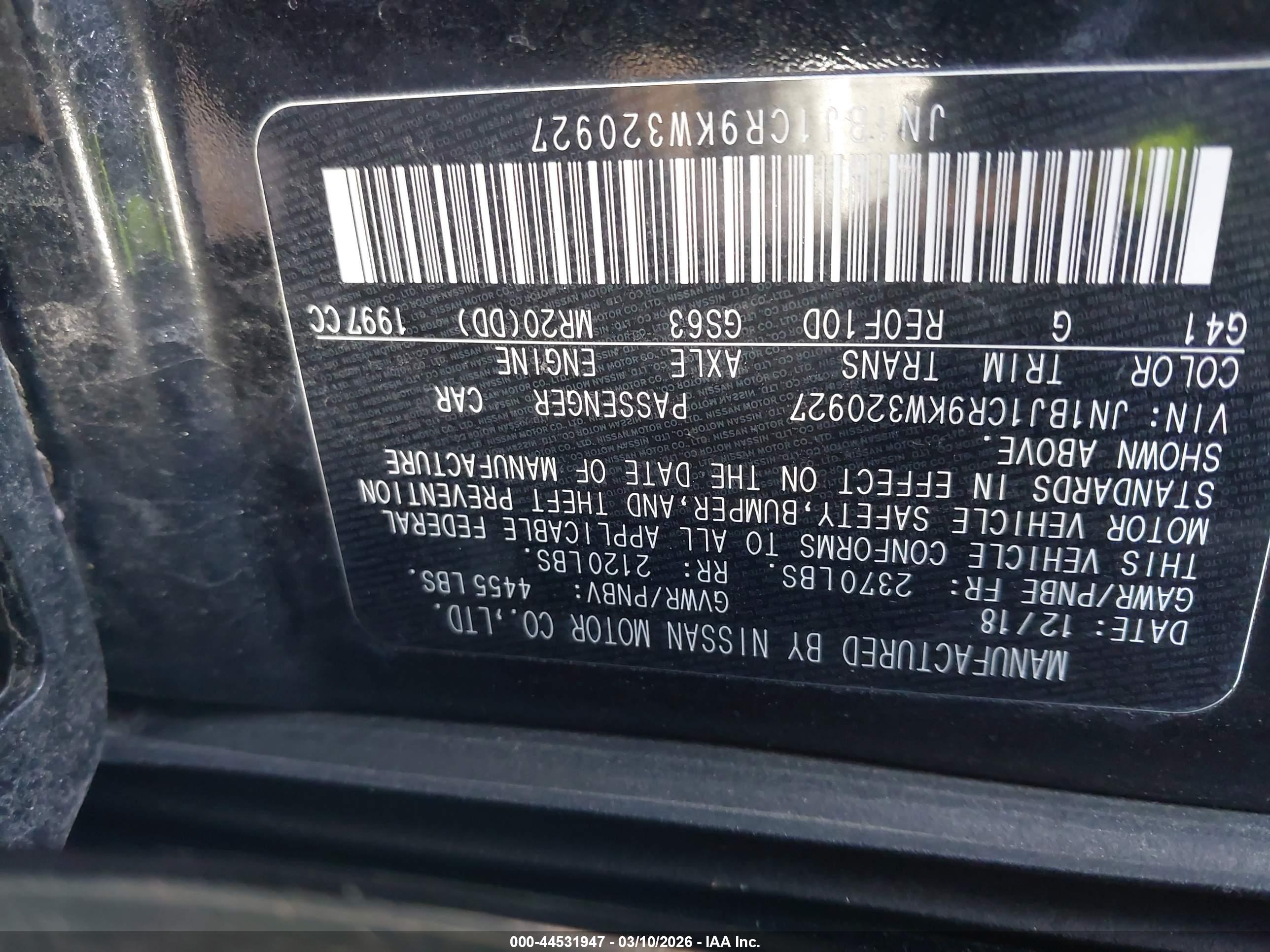 NISSAN ROGUE image 9