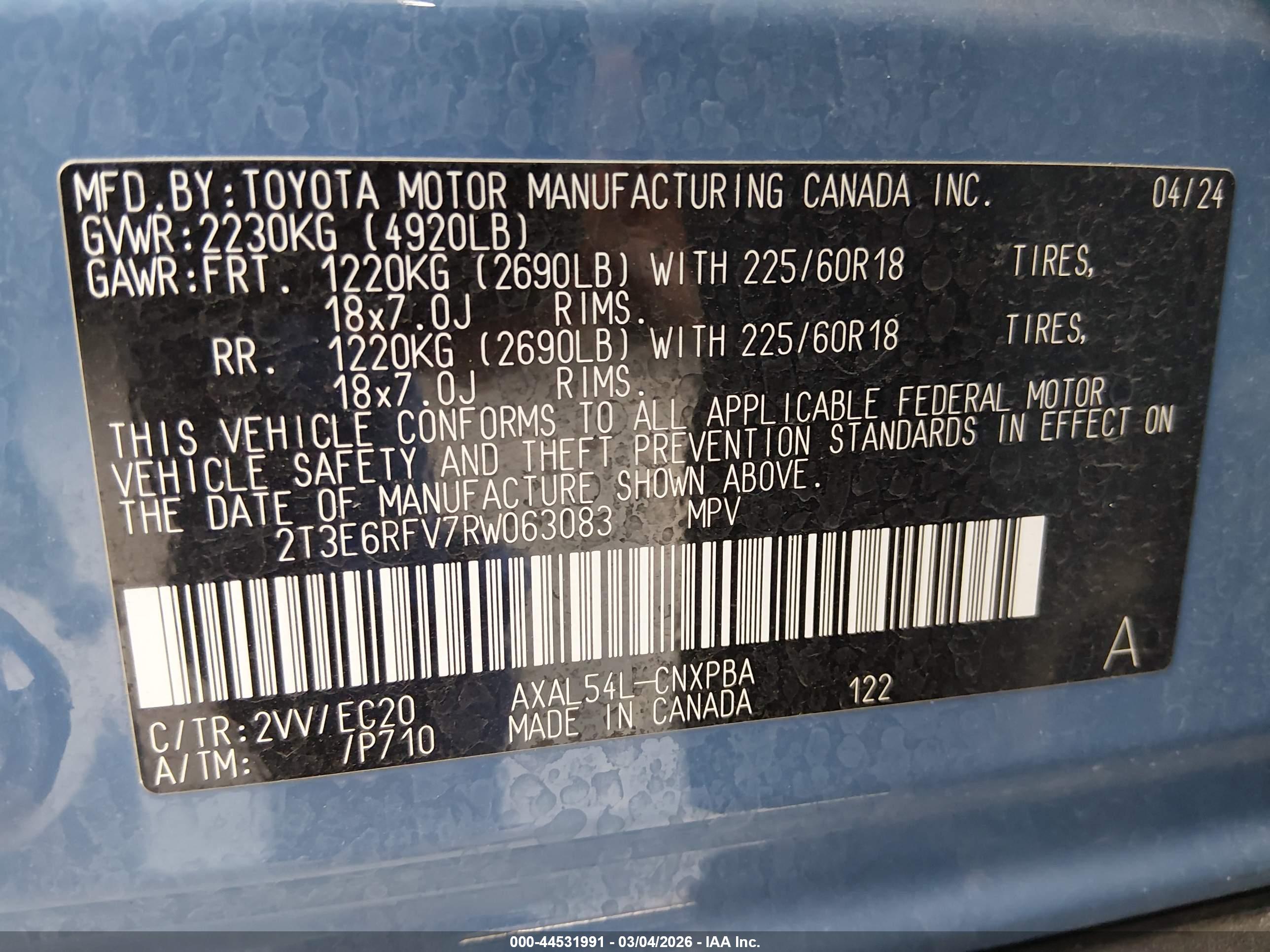 TOYOTA RAV4 image 9