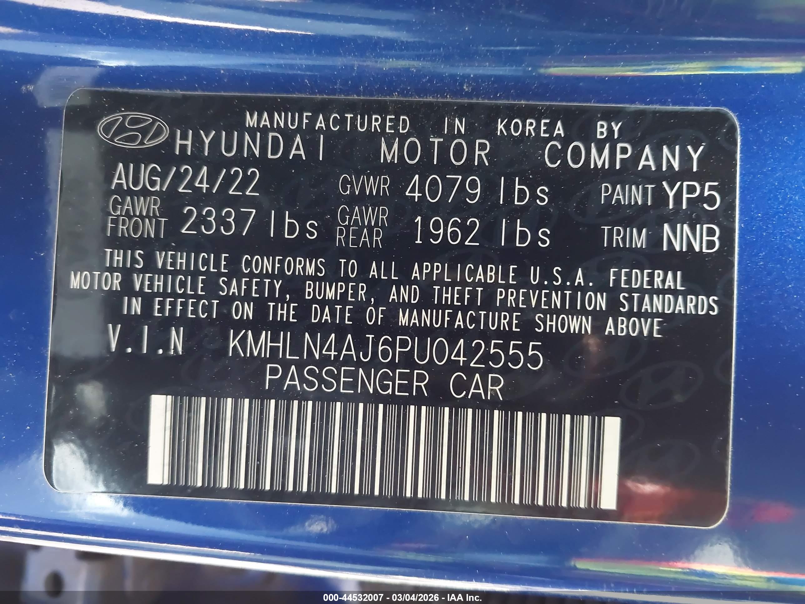 HYUNDAI ELANTRA image 9