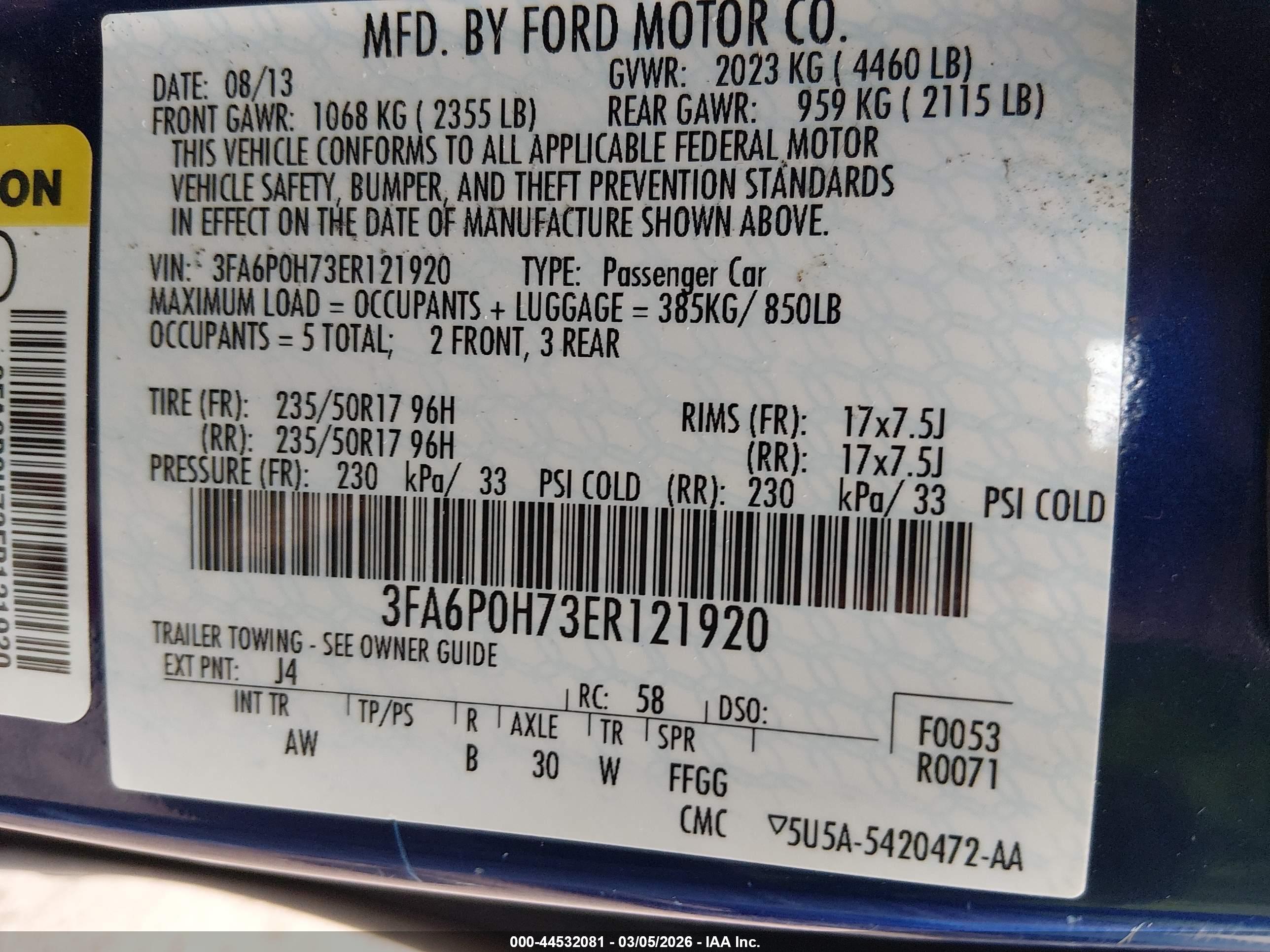 FORD FUSION image 9