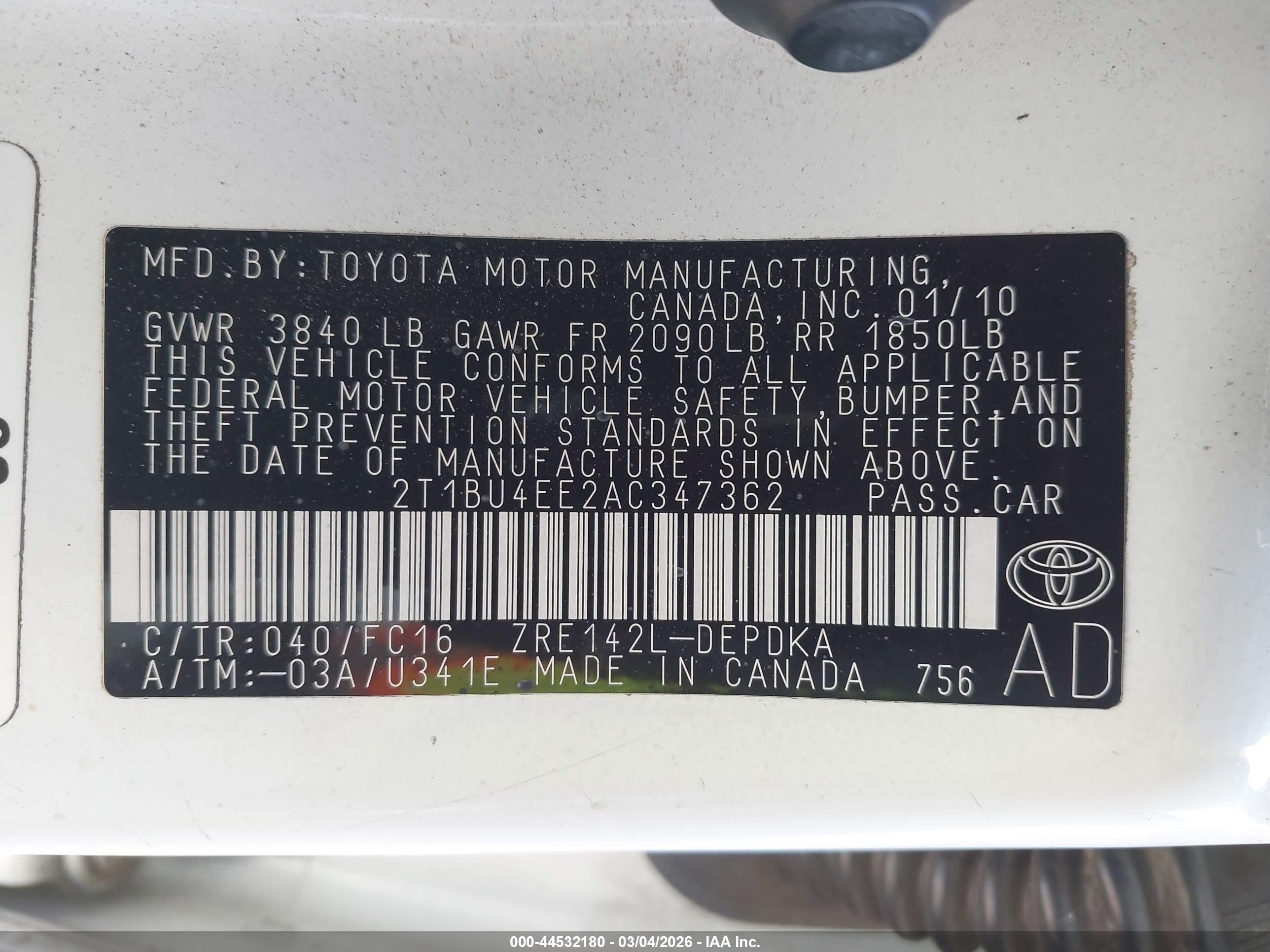 TOYOTA COROLLA image 9