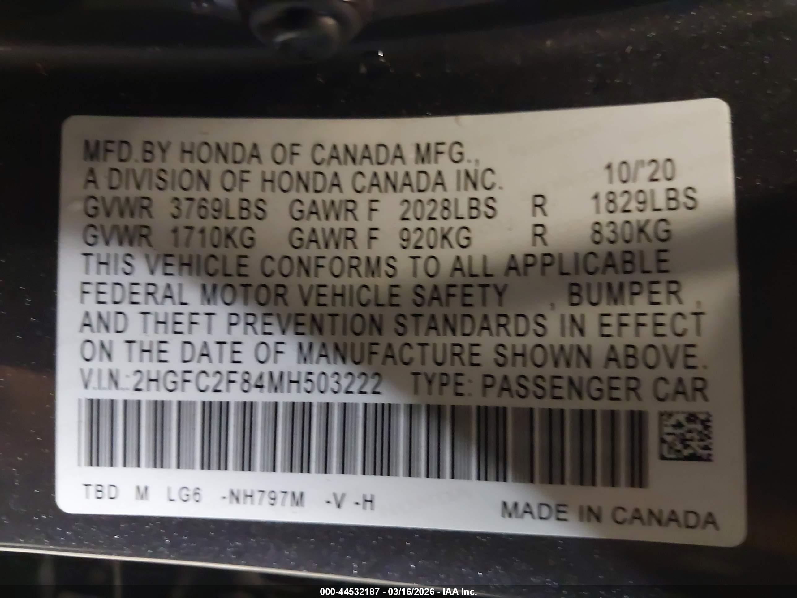 HONDA CIVIC image 9