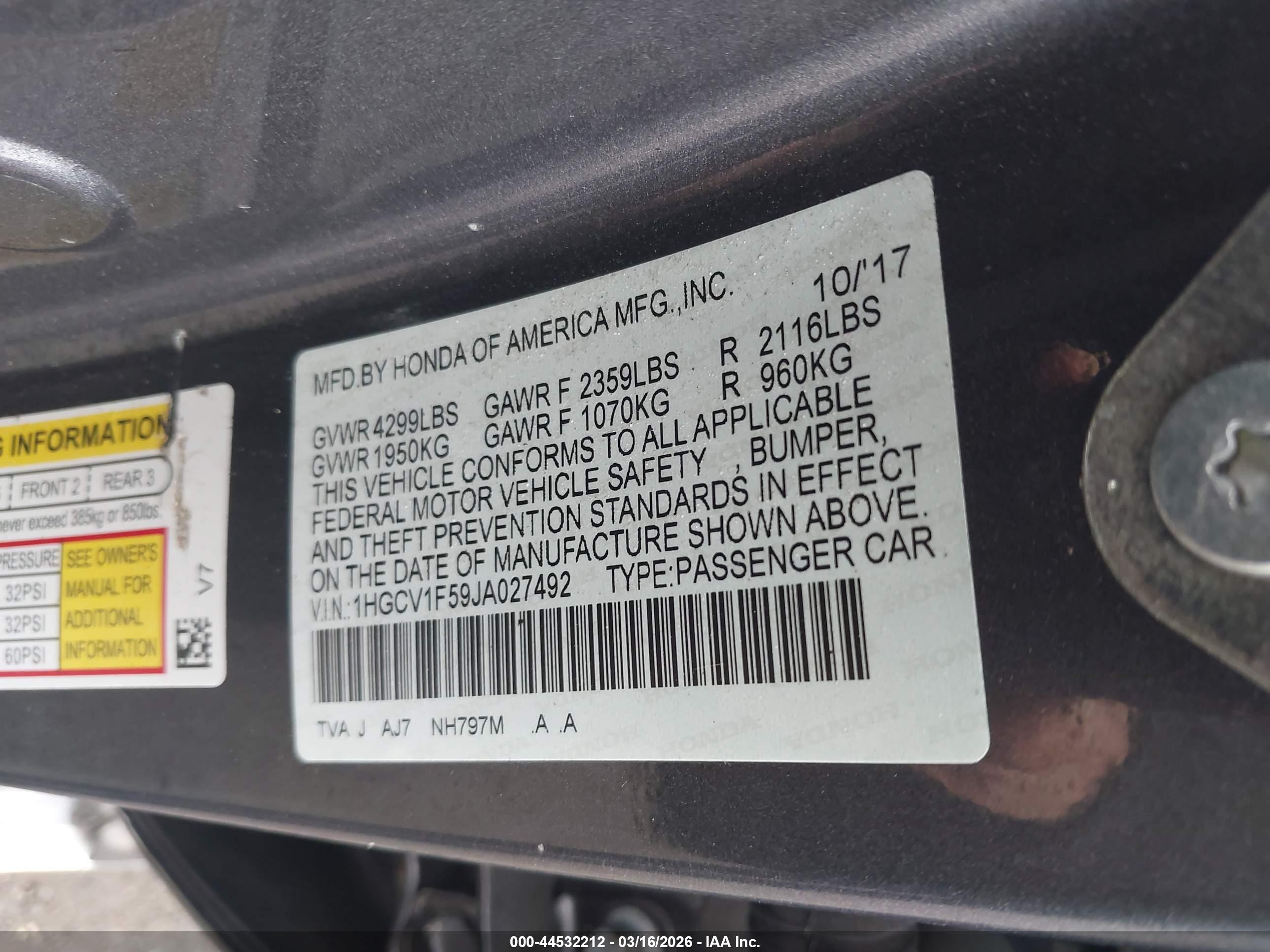 HONDA ACCORD image 9