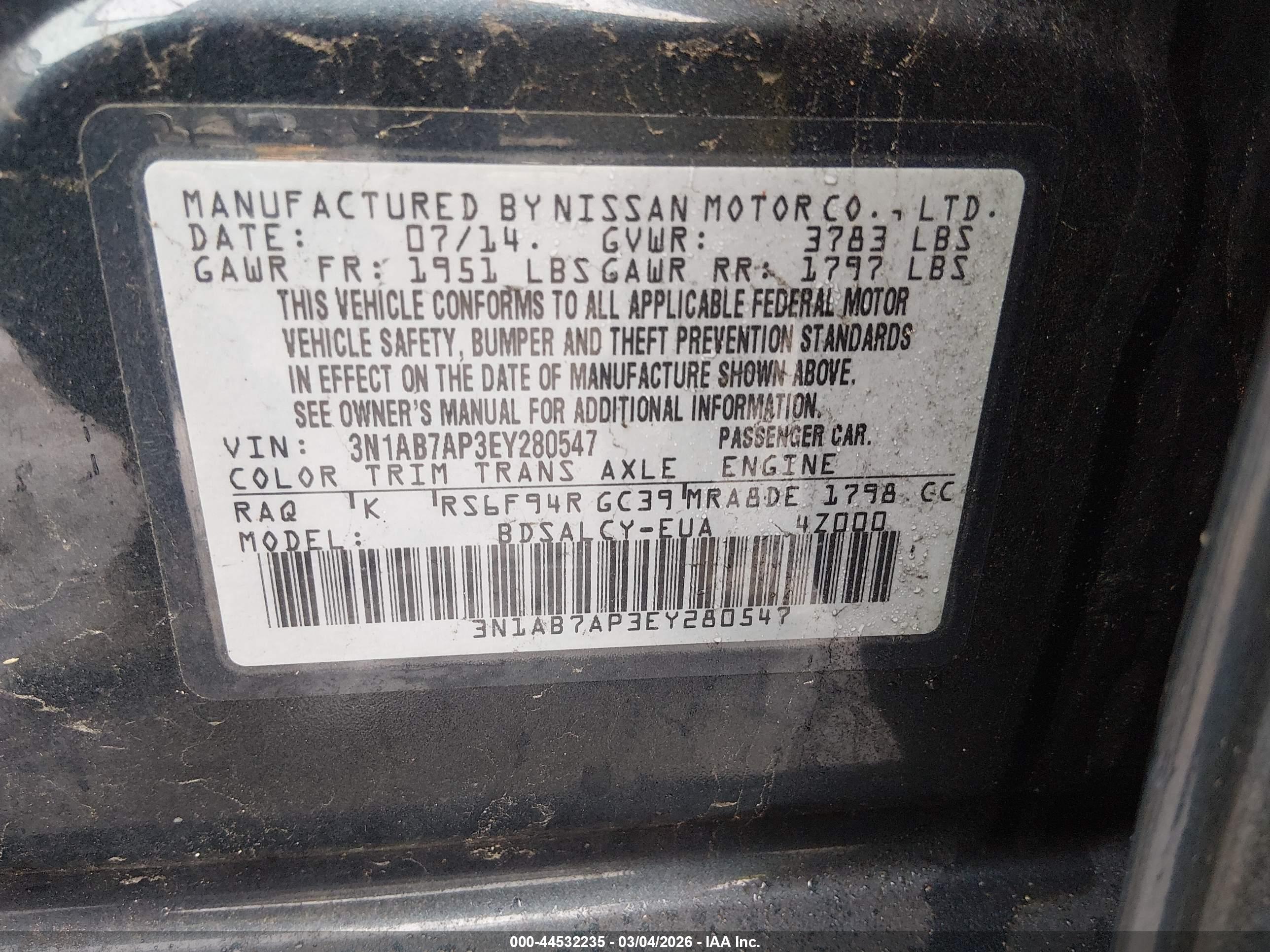 NISSAN SENTRA image 9