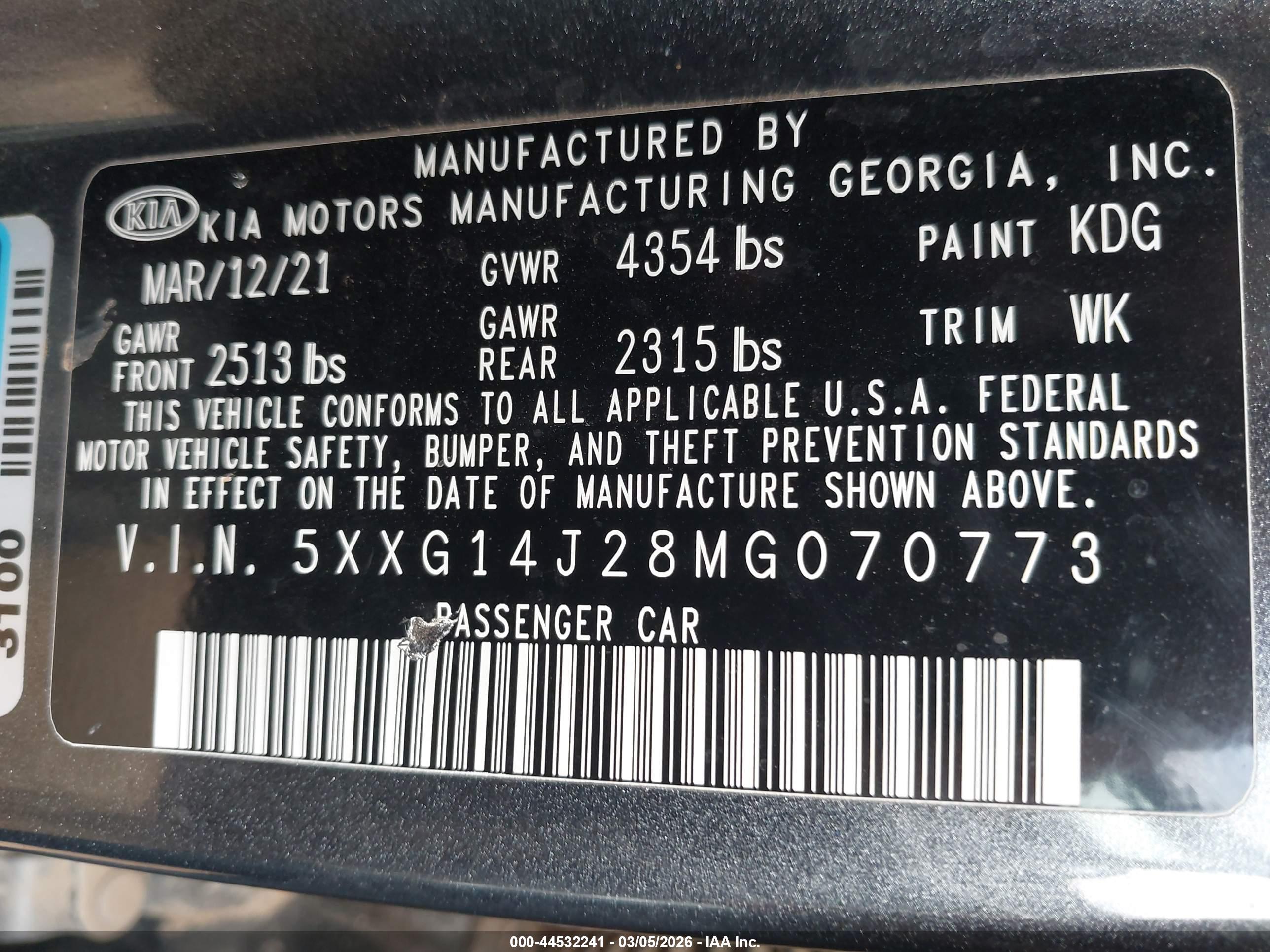 KIA K5 image 9