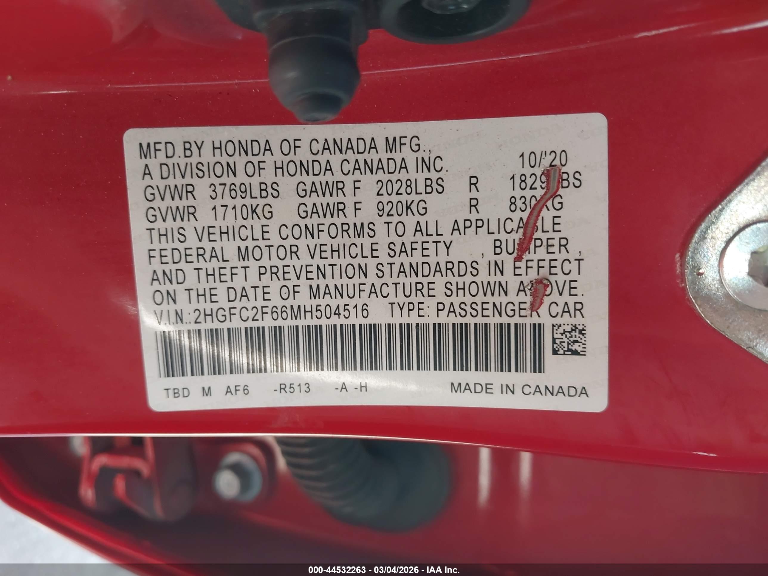 HONDA CIVIC image 9