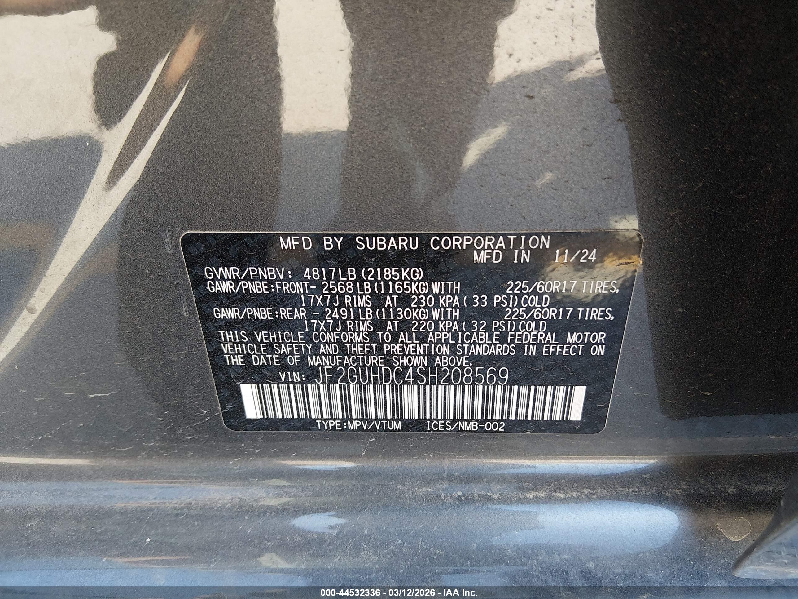 SUBARU CROSSTREK image 9