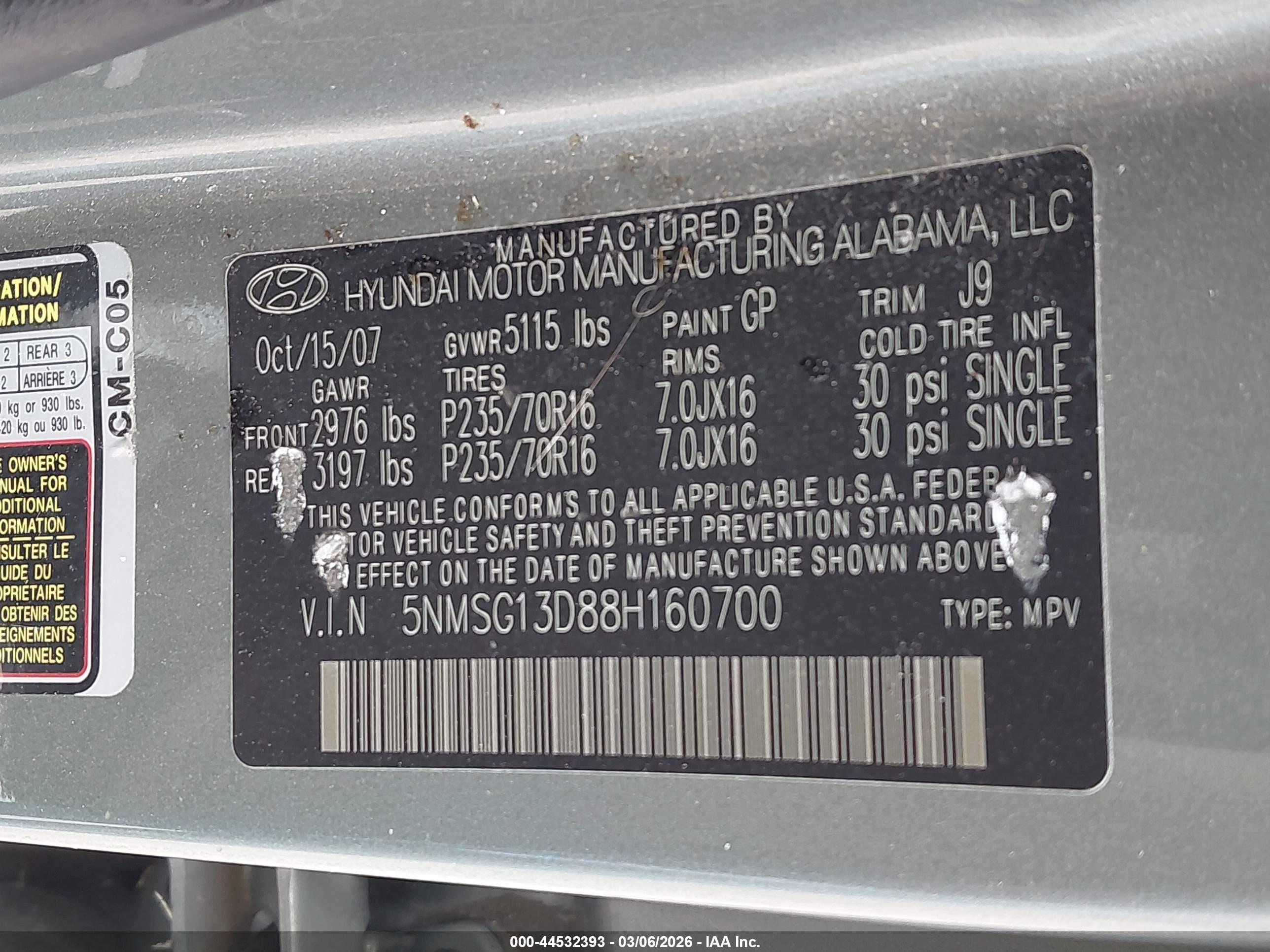 HYUNDAI SANTA image 9