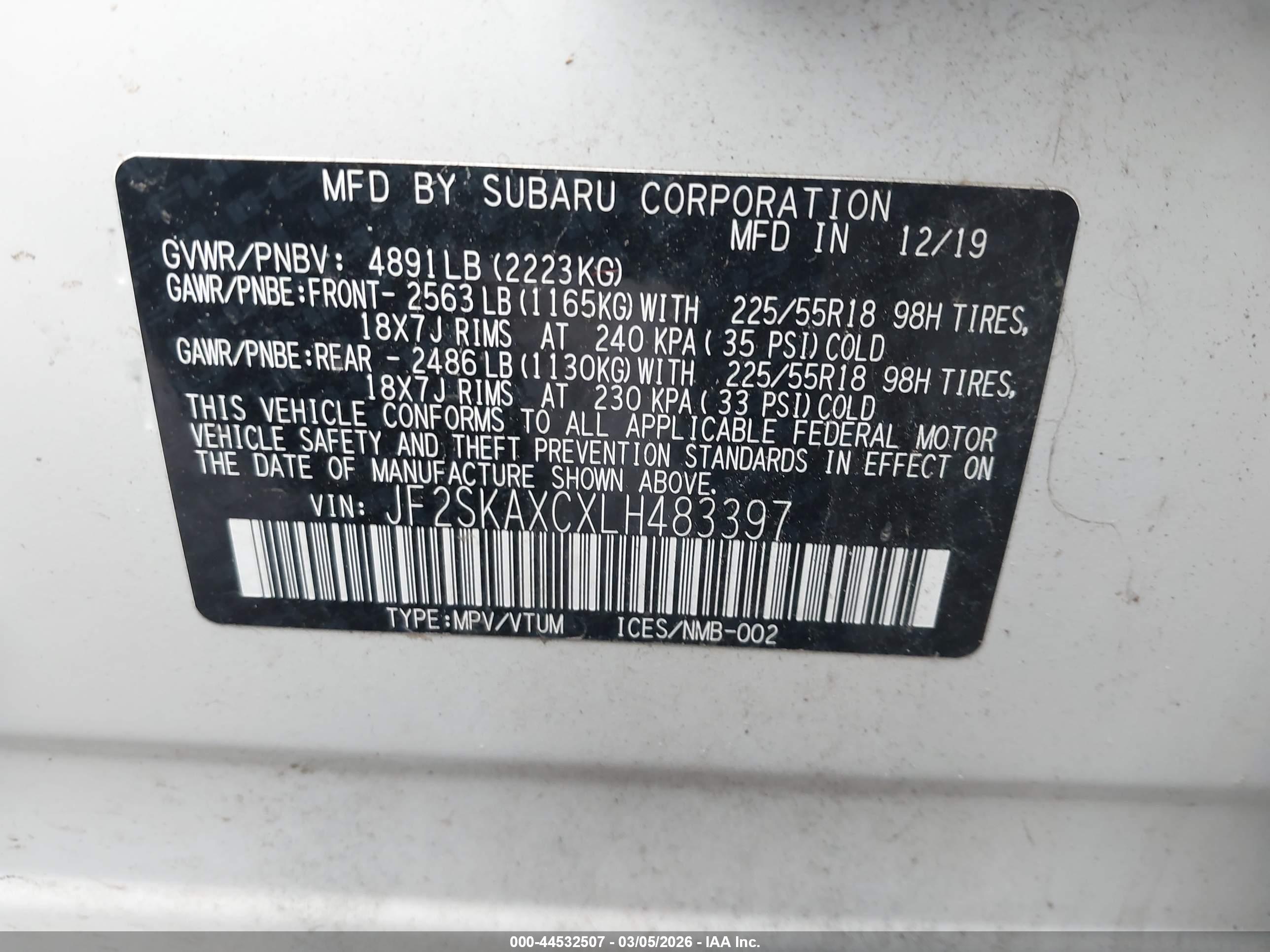 SUBARU FORESTER image 9