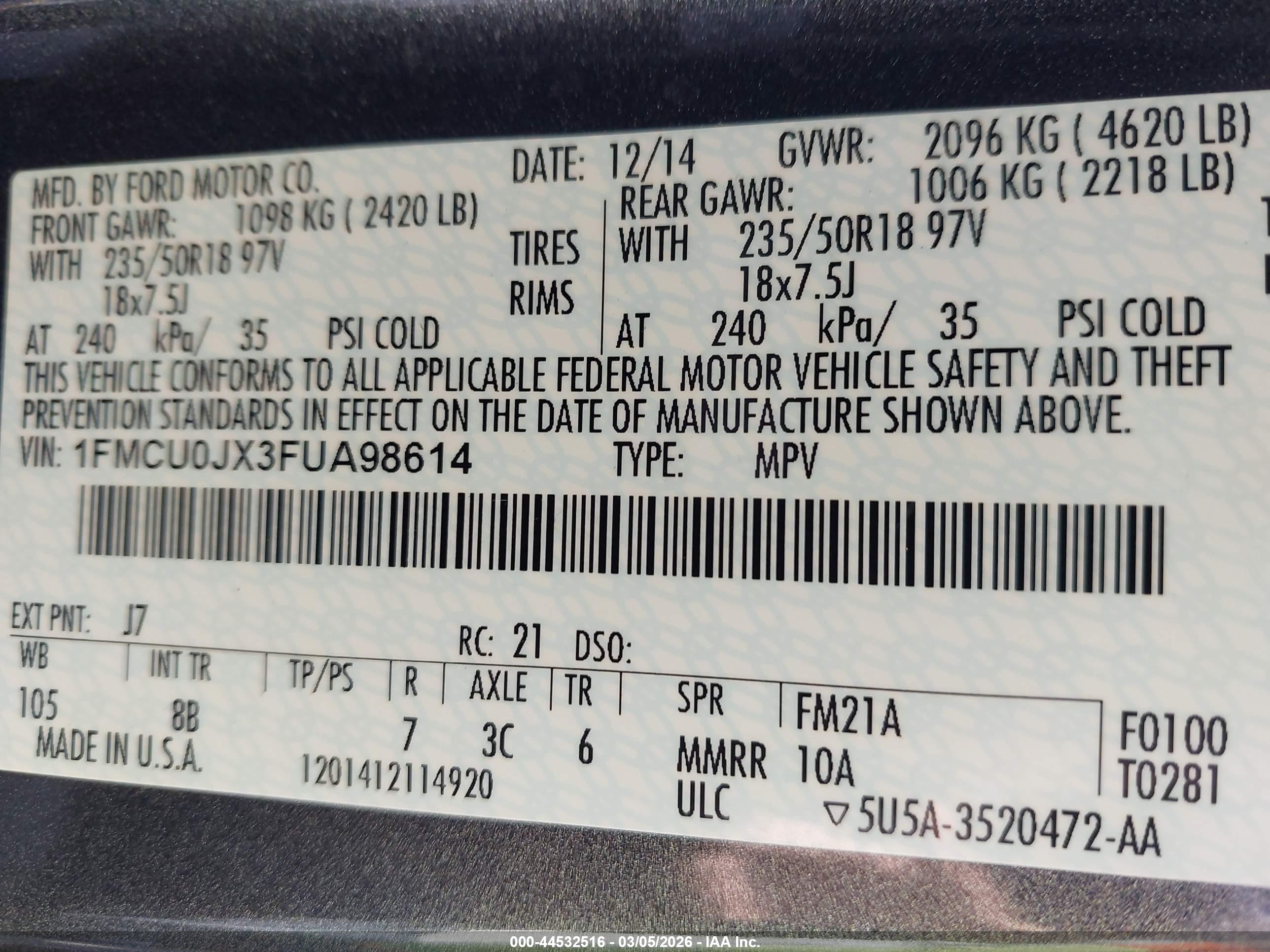 FORD ESCAPE image 9