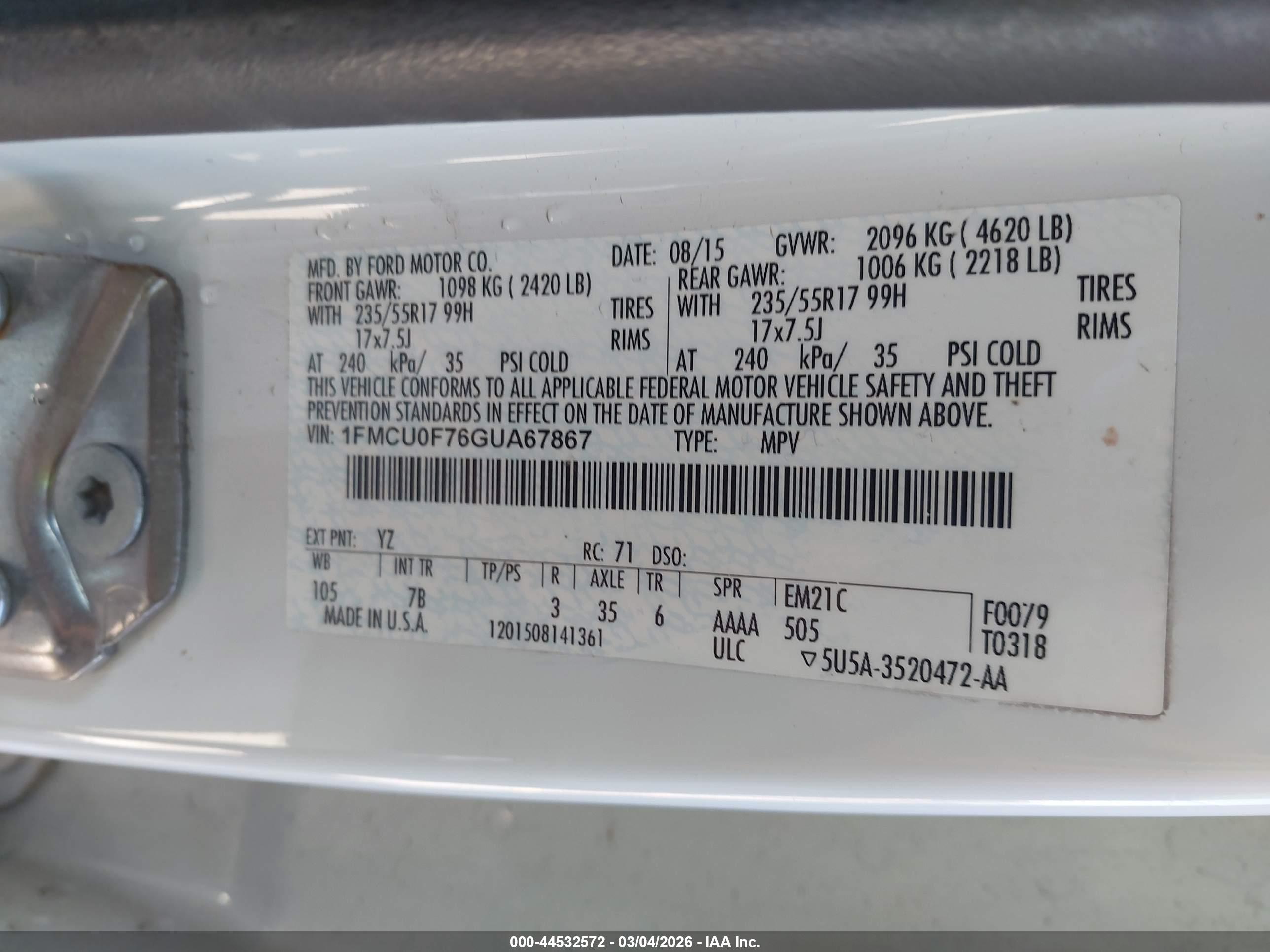 FORD ESCAPE image 9