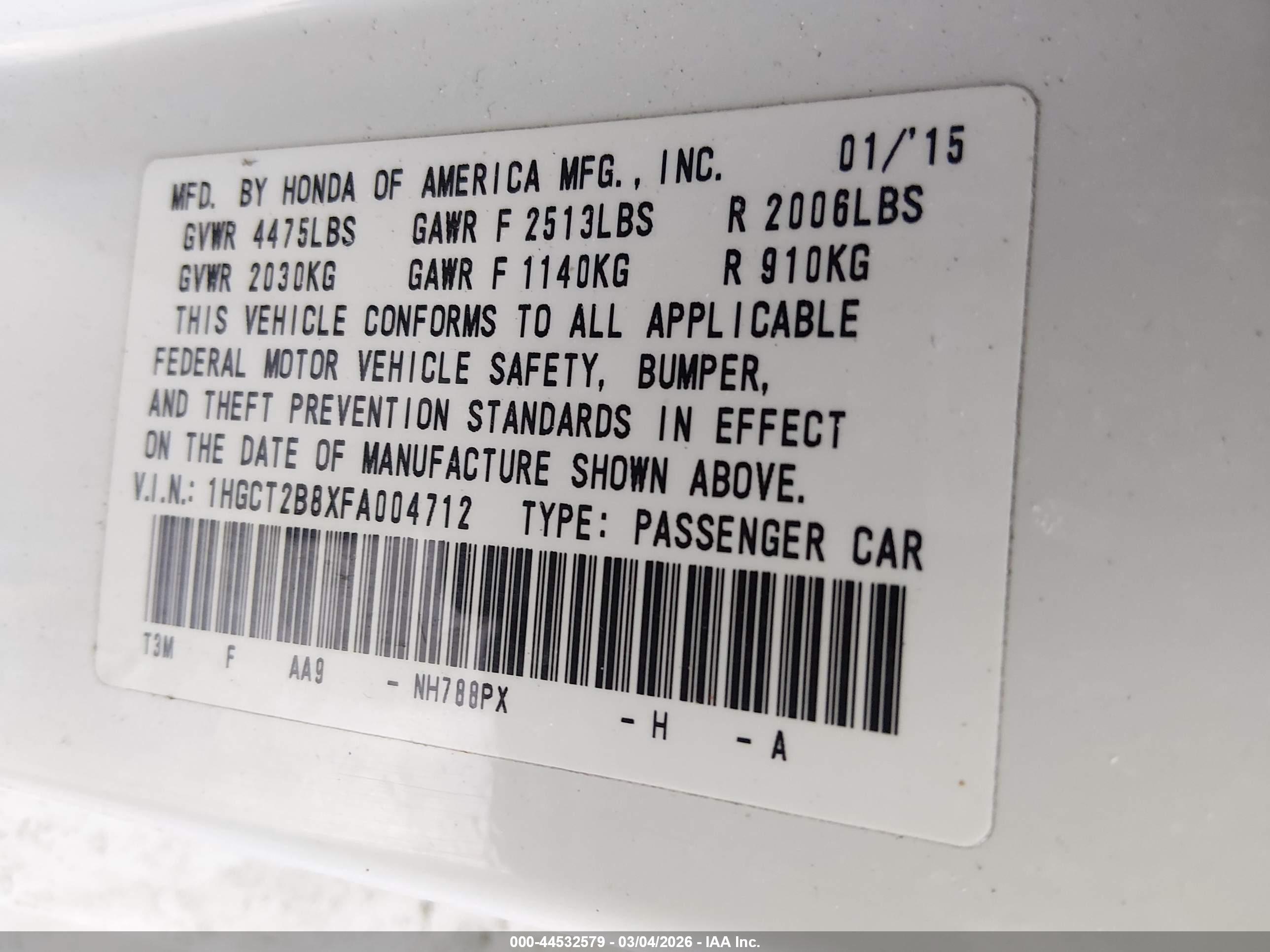 HONDA ACCORD image 9