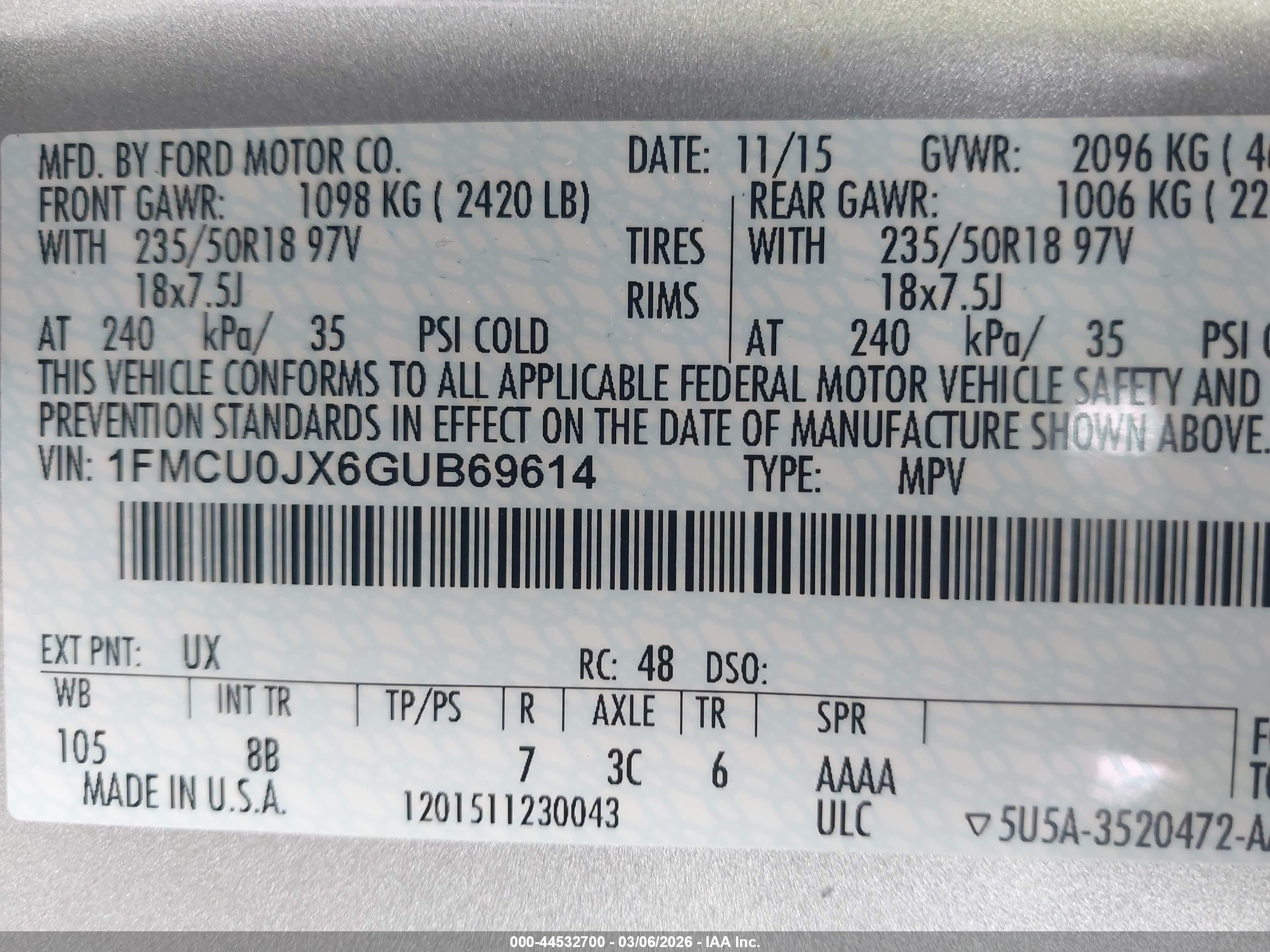 FORD ESCAPE image 9