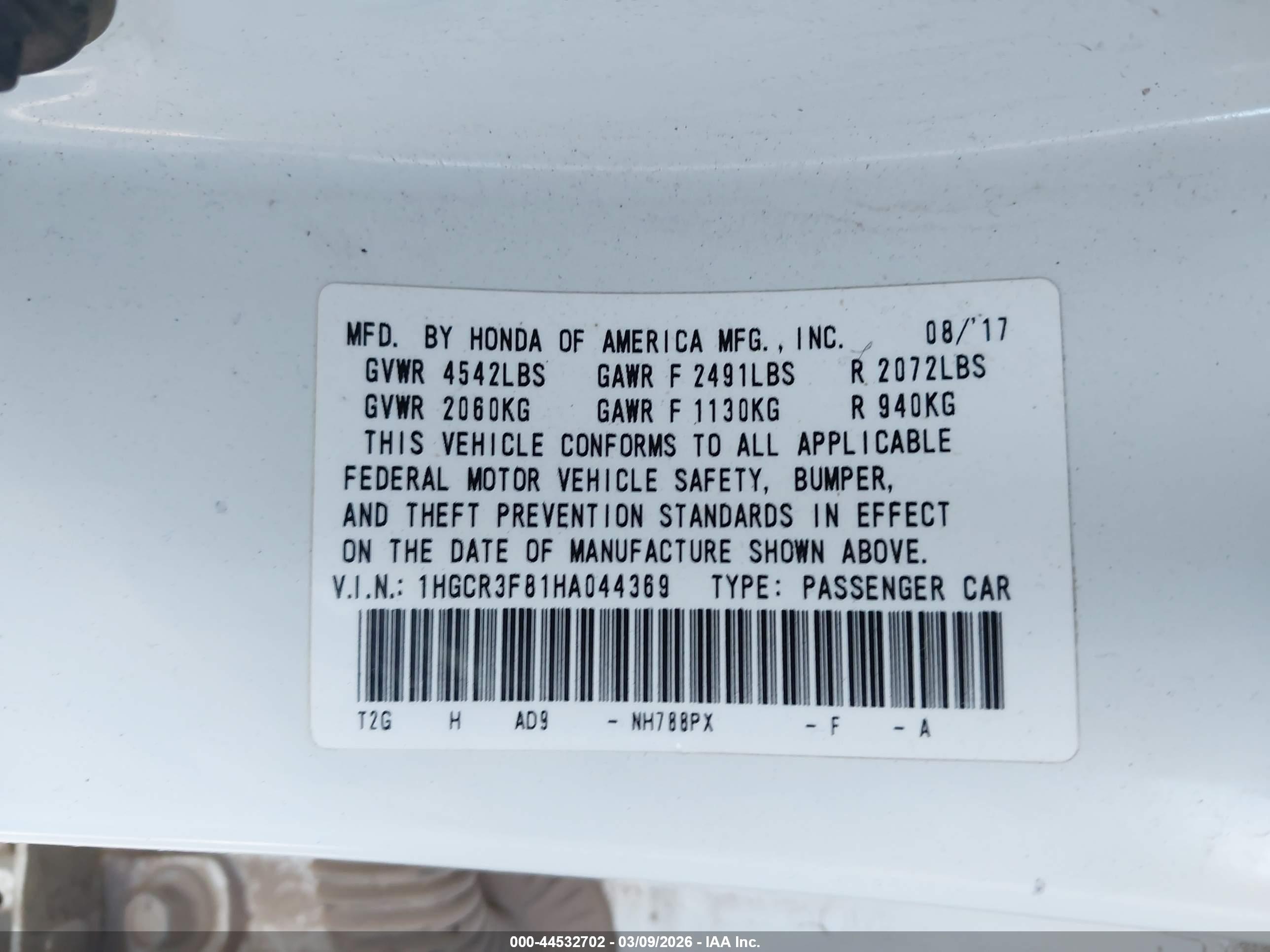 HONDA ACCORD image 9