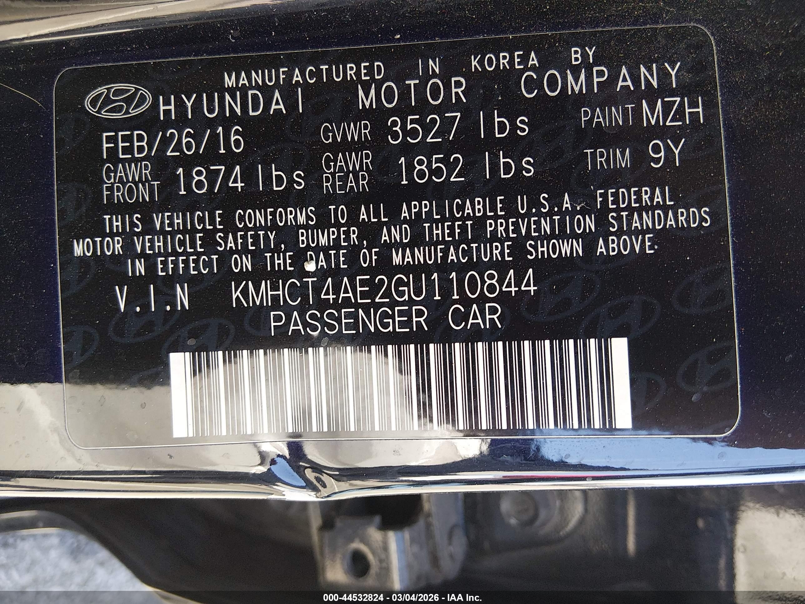 HYUNDAI ACCENT image 9