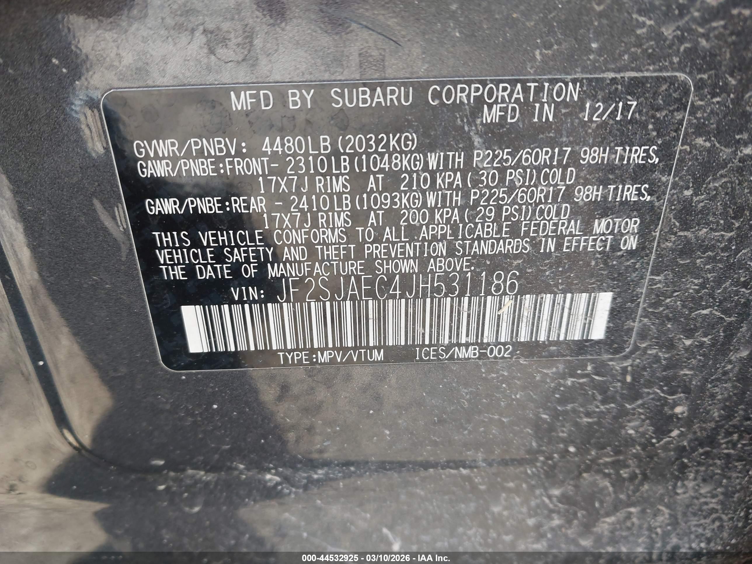 SUBARU FORESTER image 9