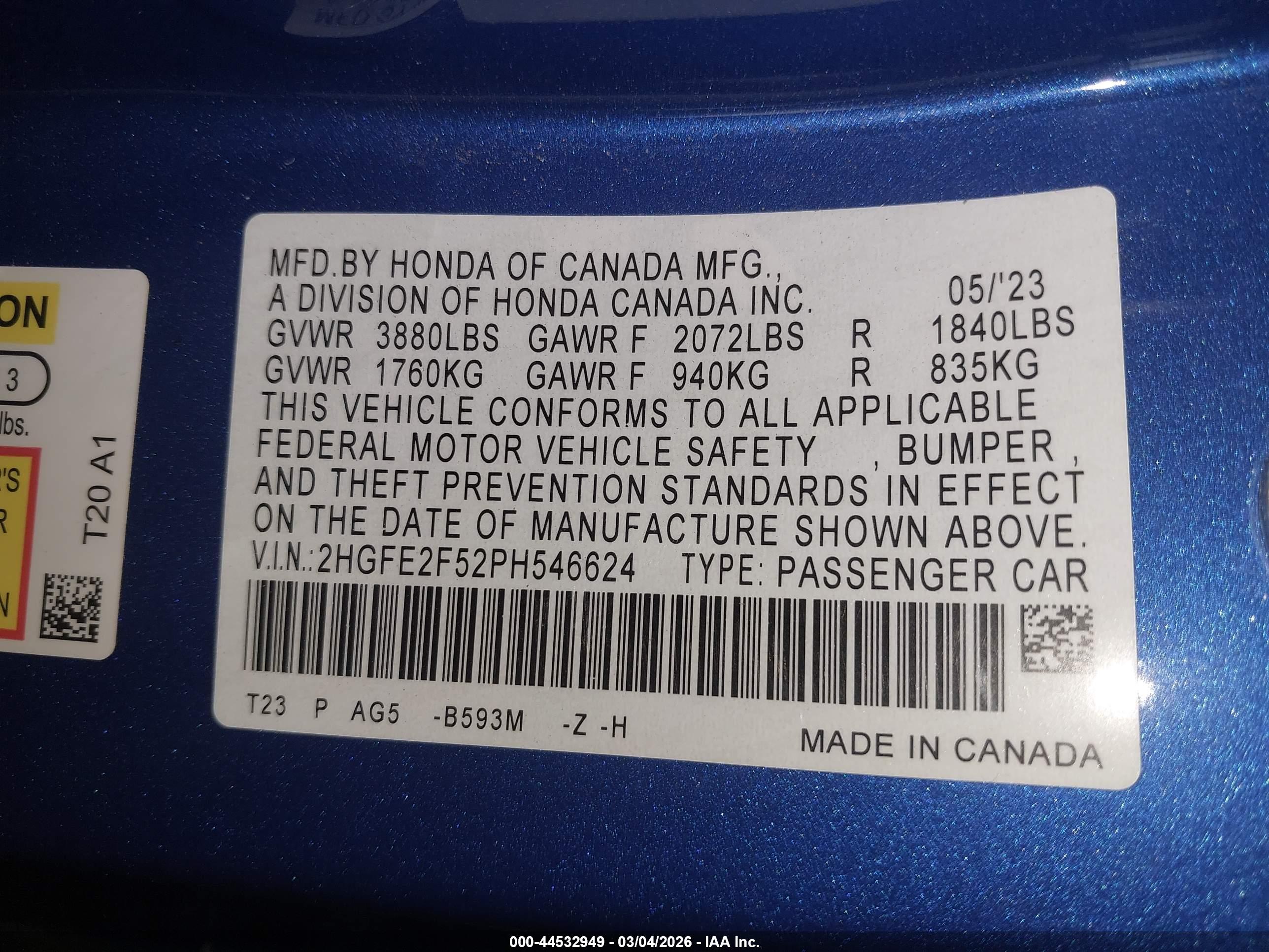 HONDA CIVIC image 9