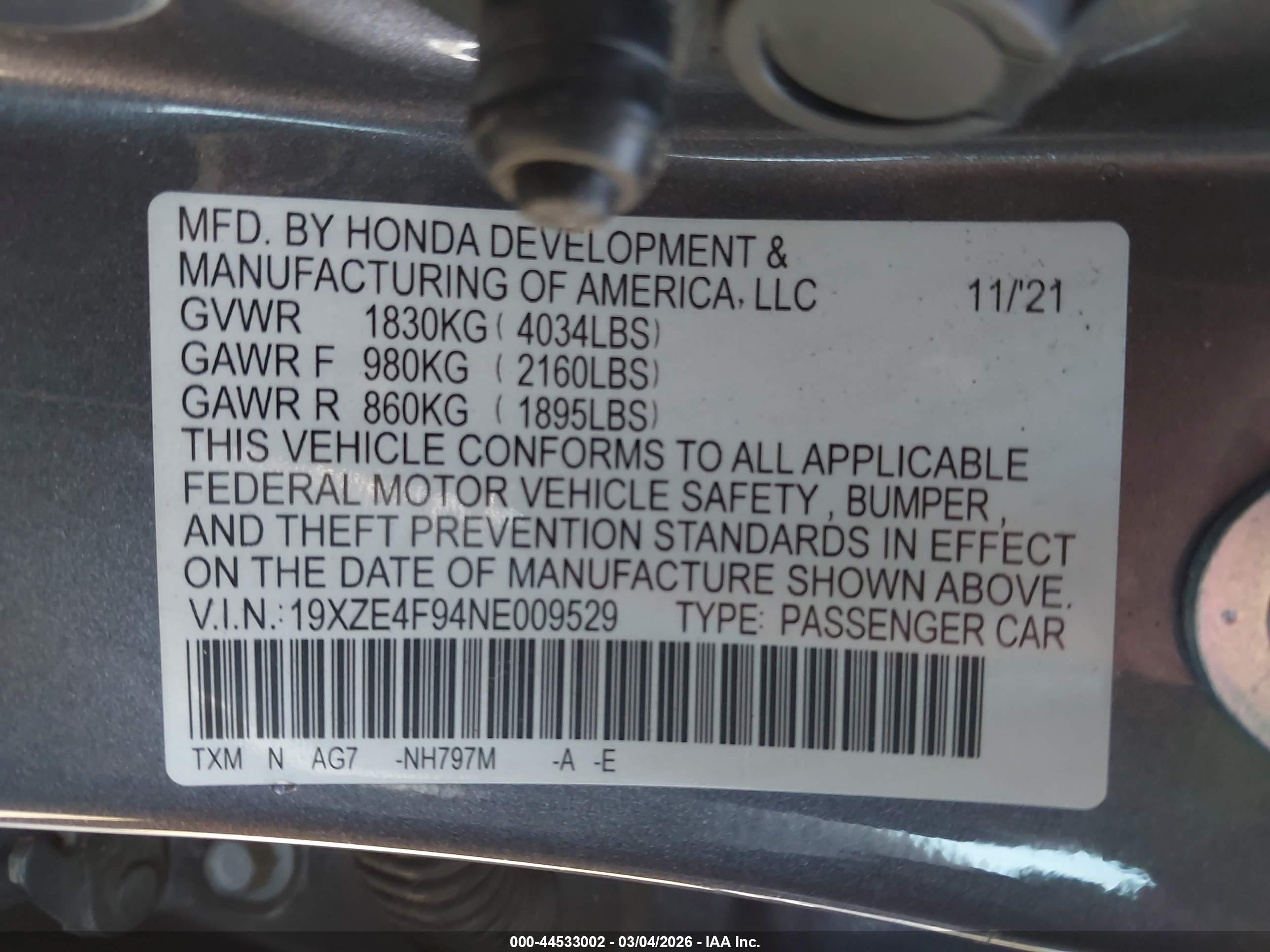 HONDA INSIGHT image 9