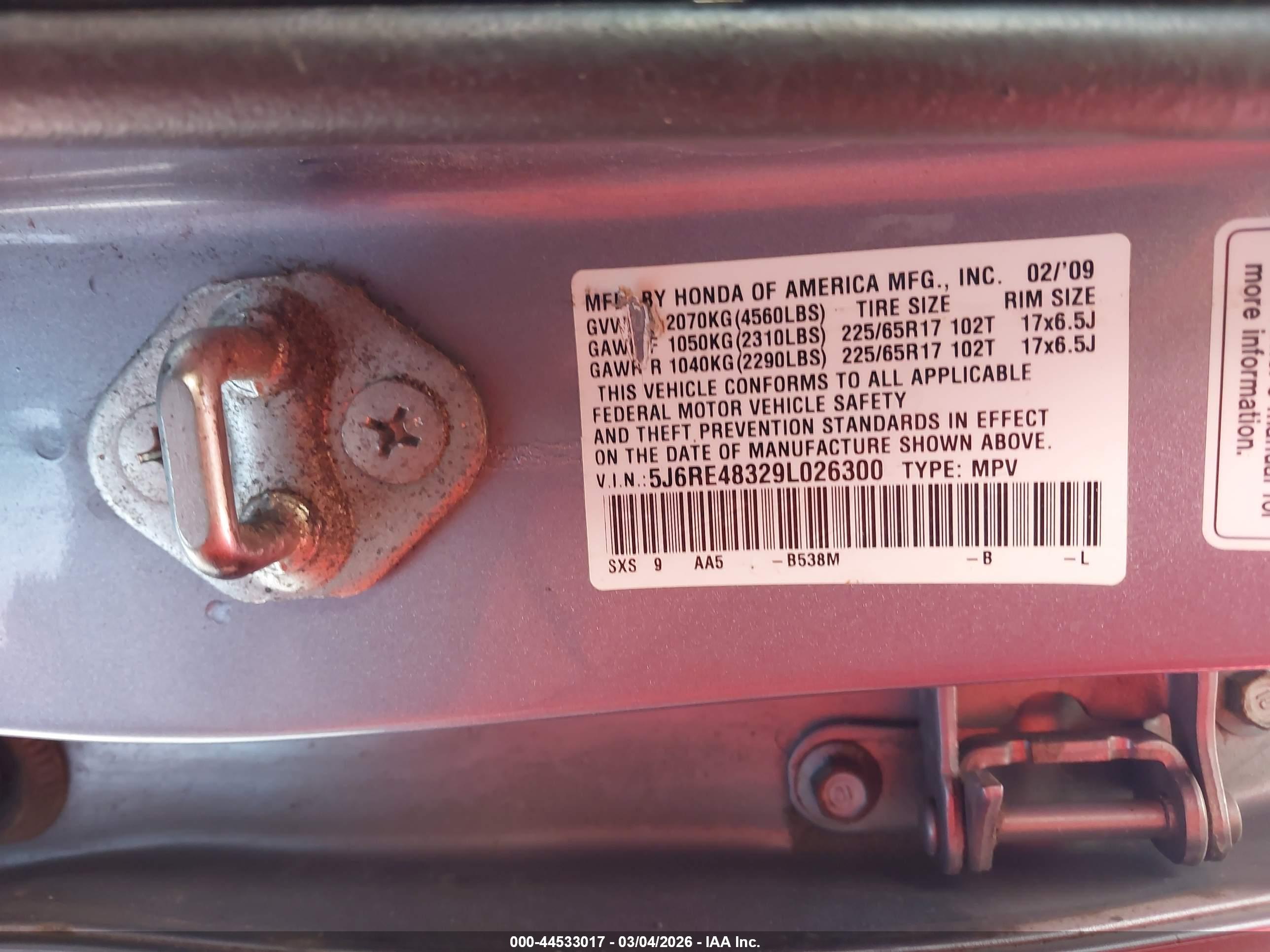 HONDA CR-V image 9