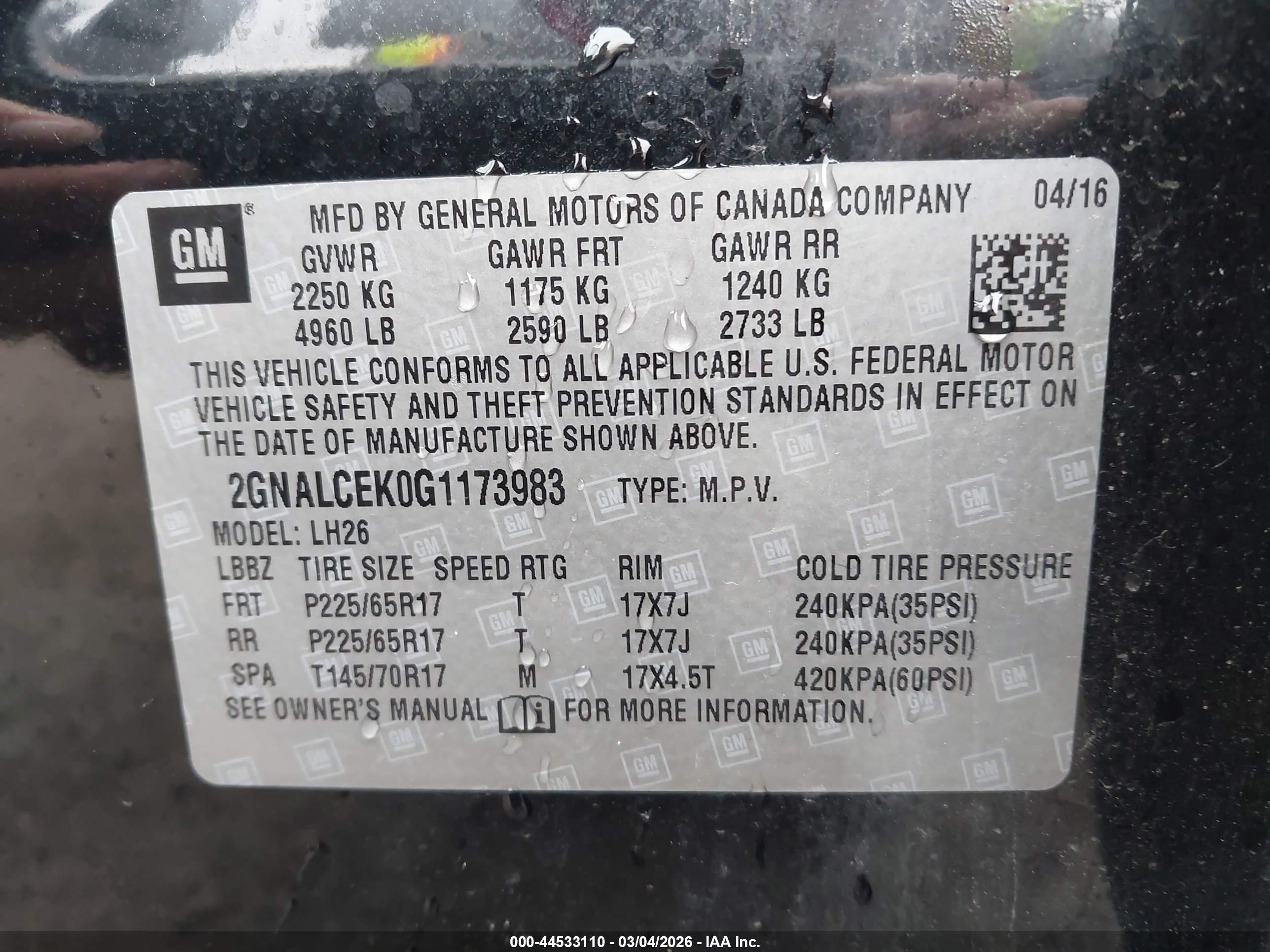 CHEVROLET EQUINOX image 9