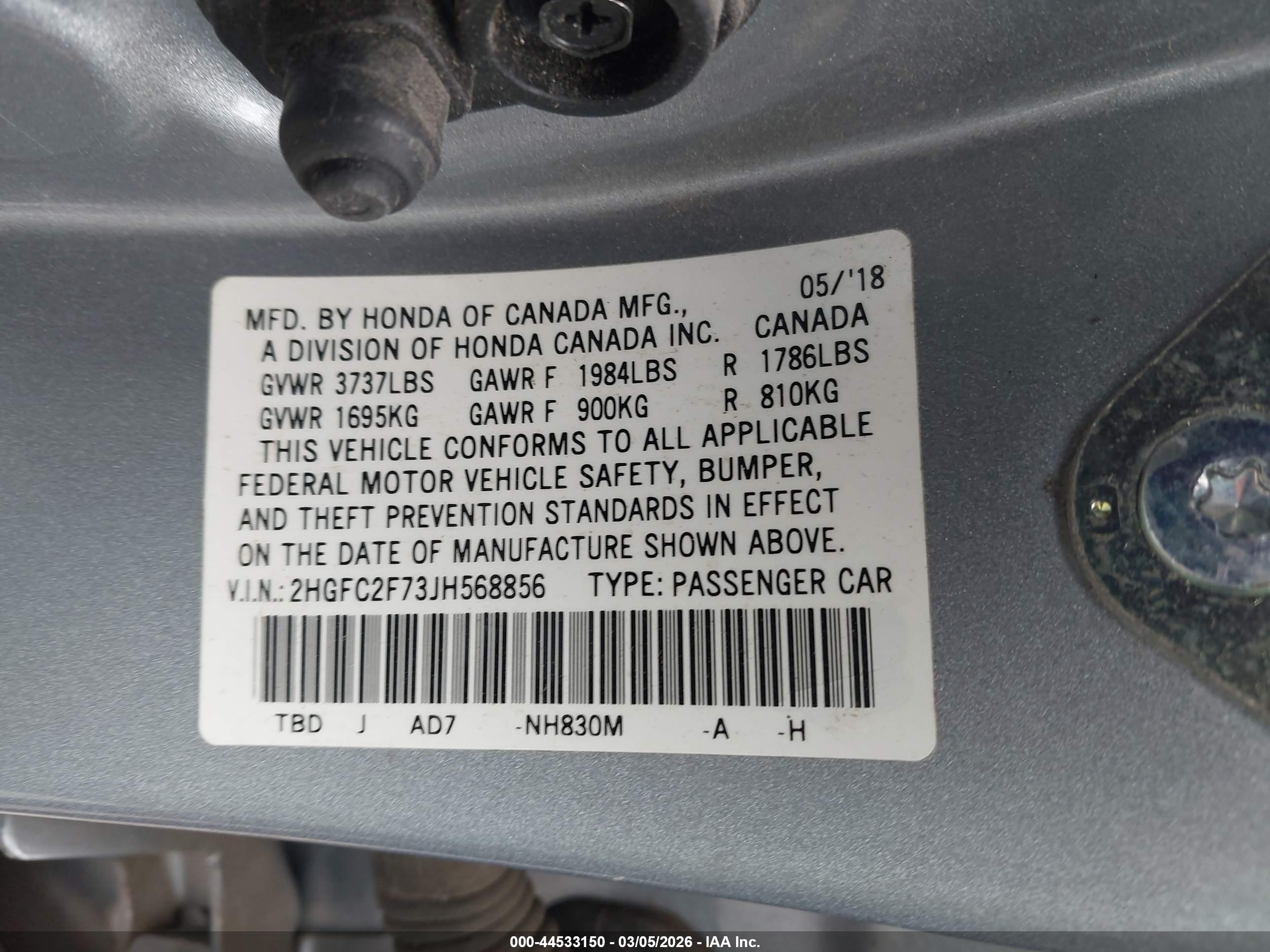 HONDA CIVIC image 9