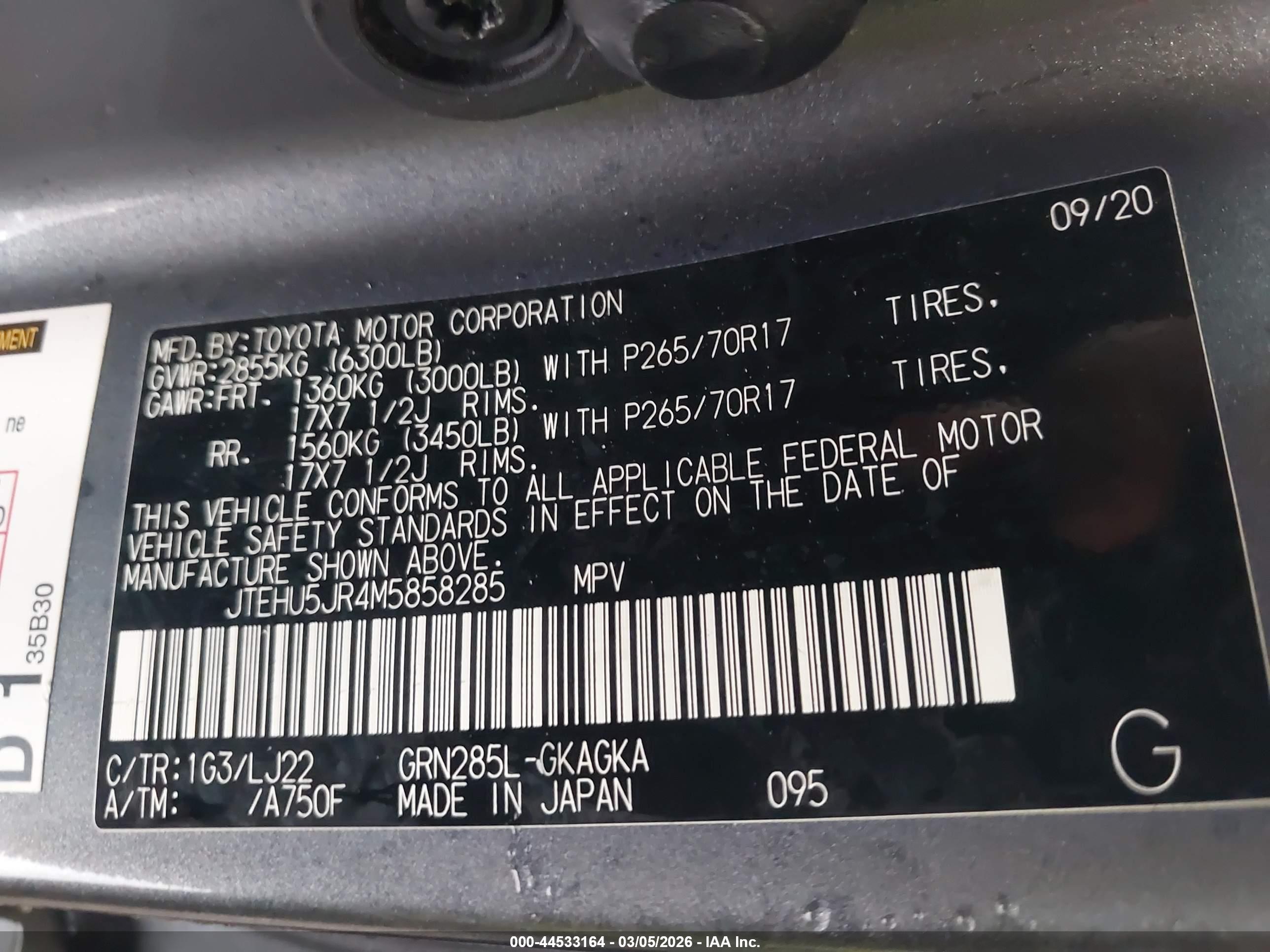 TOYOTA 4RUNNER image 9