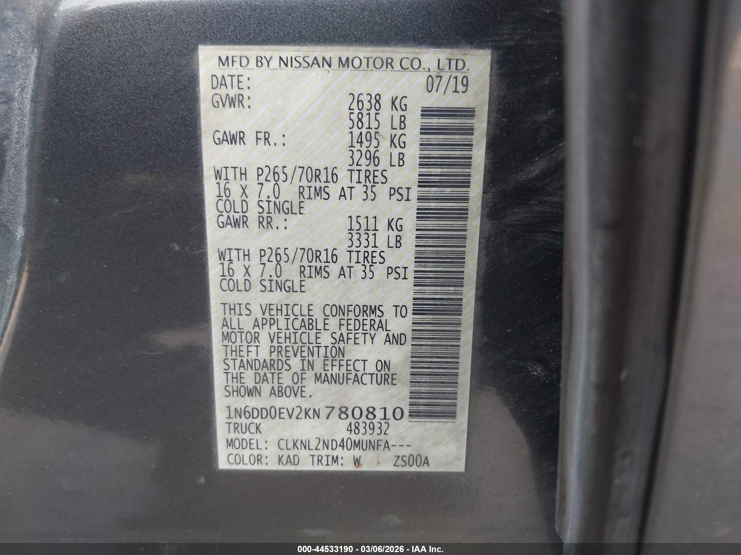 NISSAN FRONTIER image 9