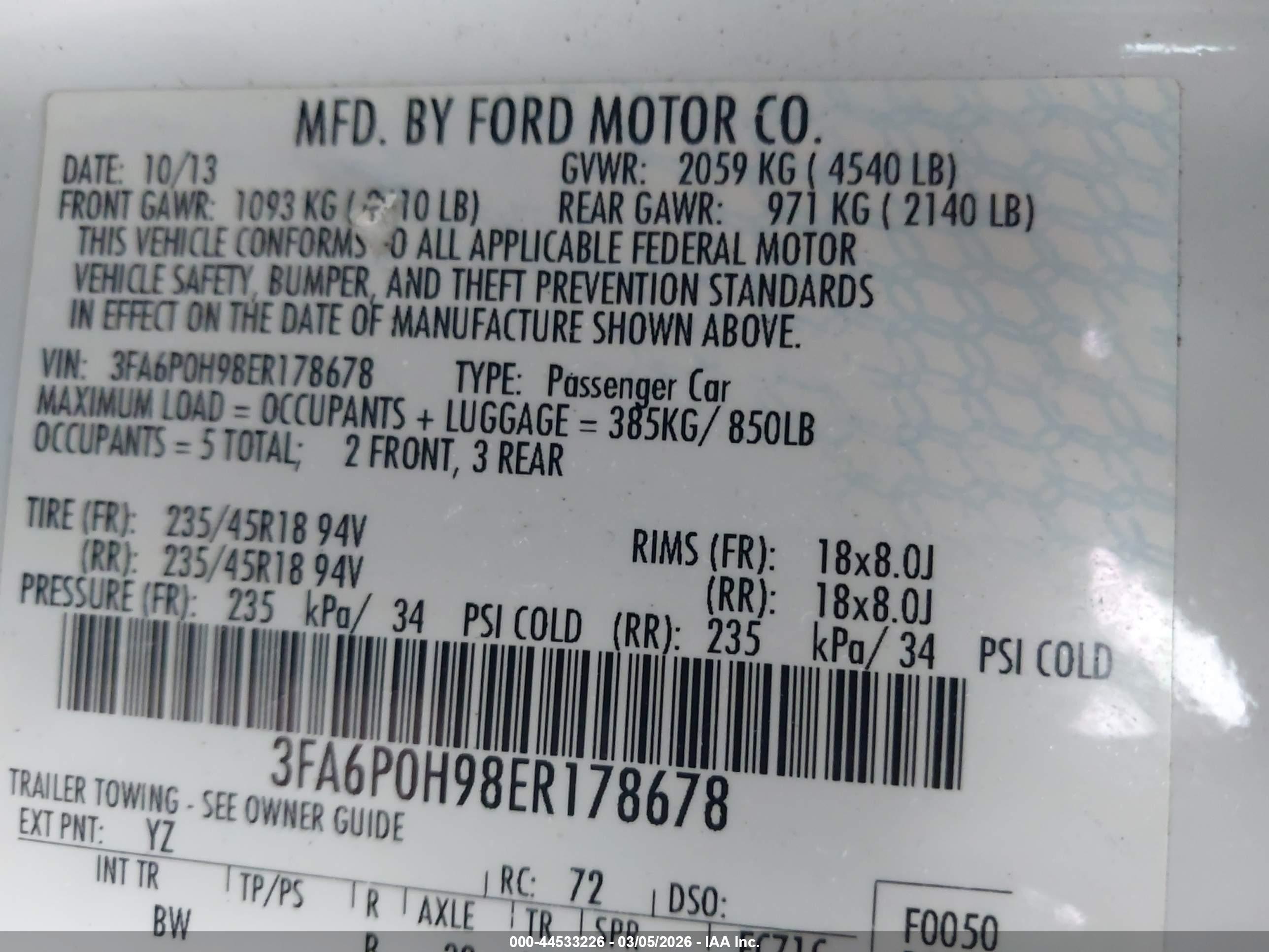 FORD FUSION image 9