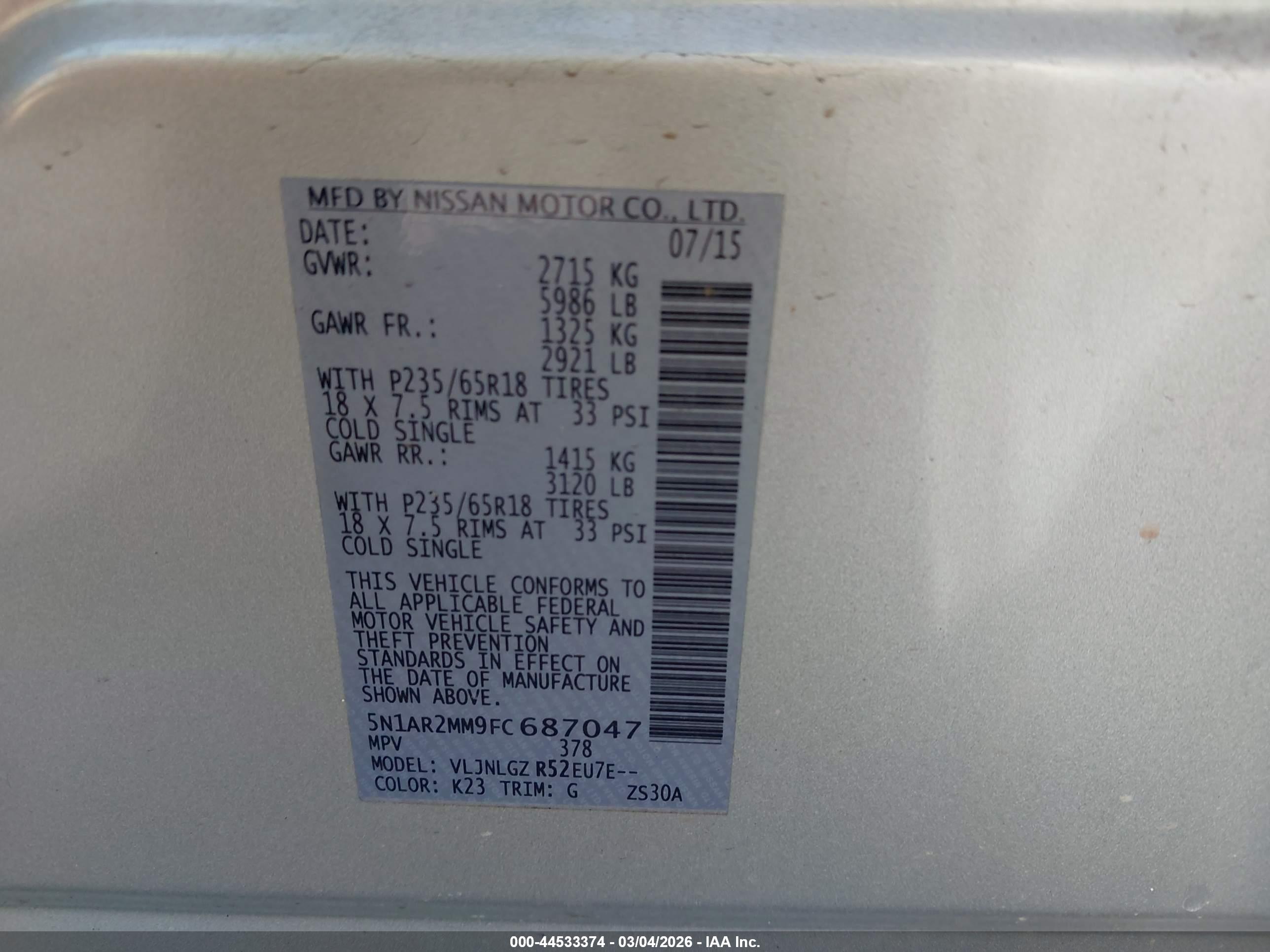 NISSAN PATHFINDER image 9