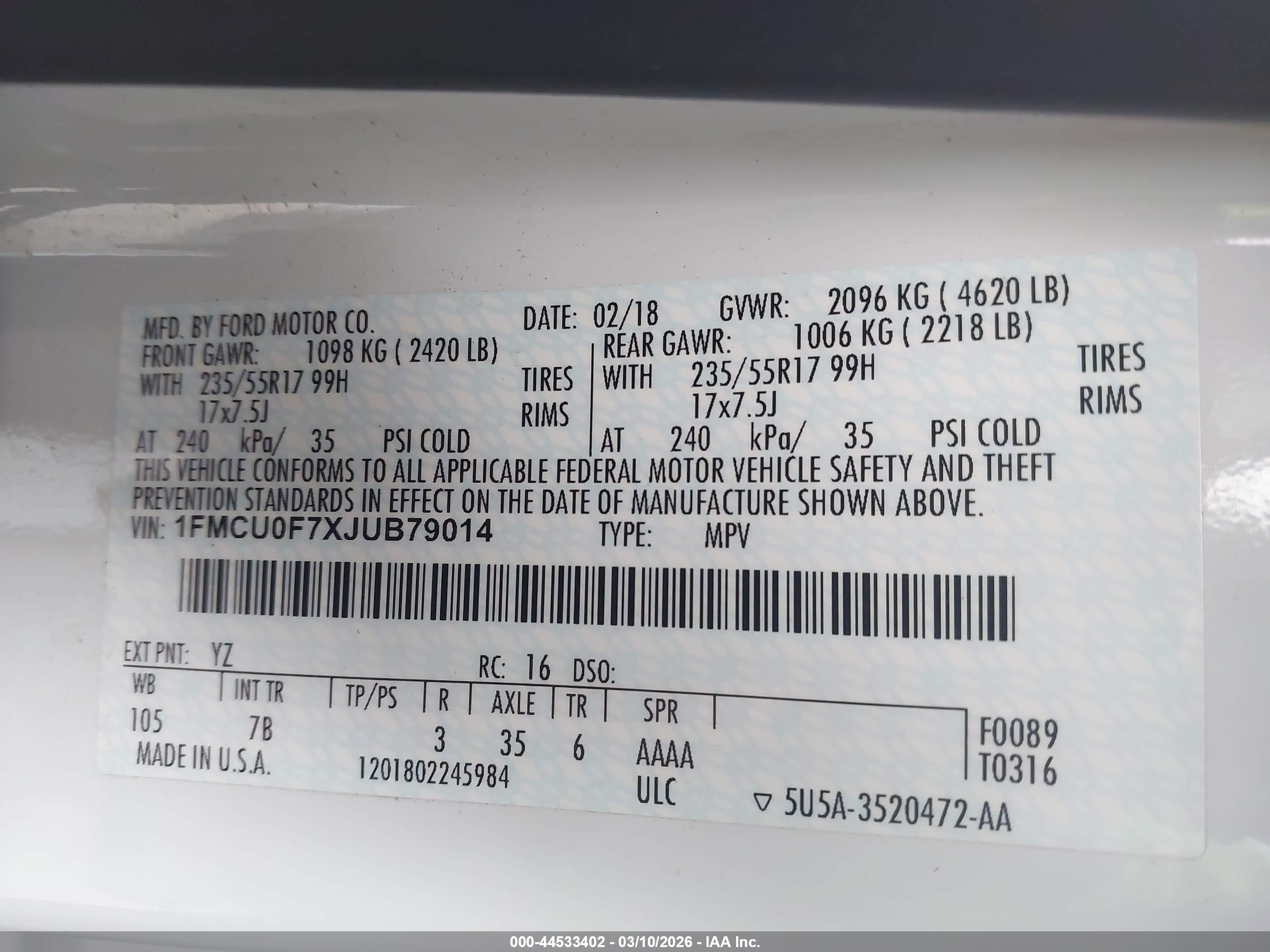 FORD ESCAPE image 9