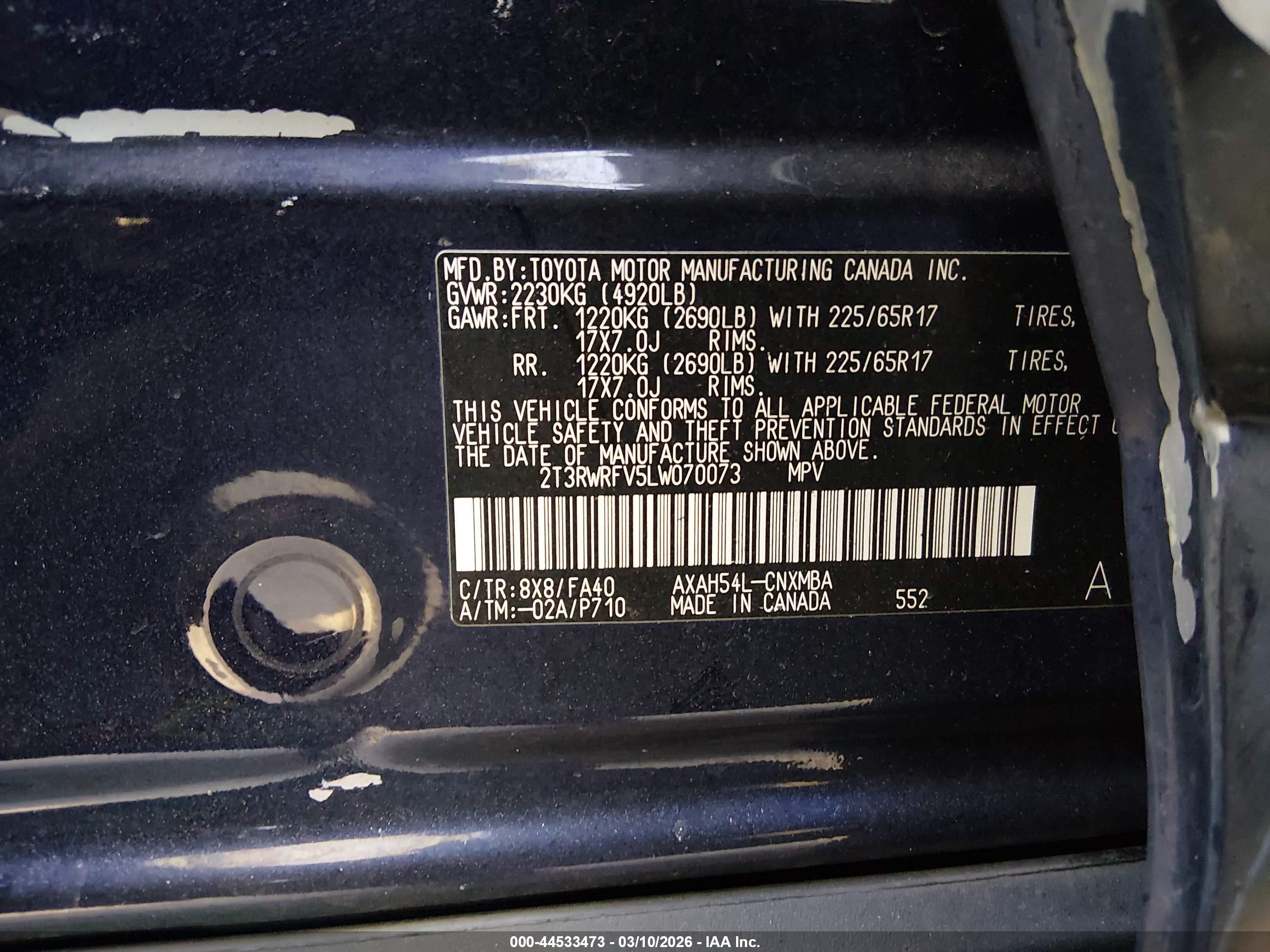 TOYOTA RAV4 image 9