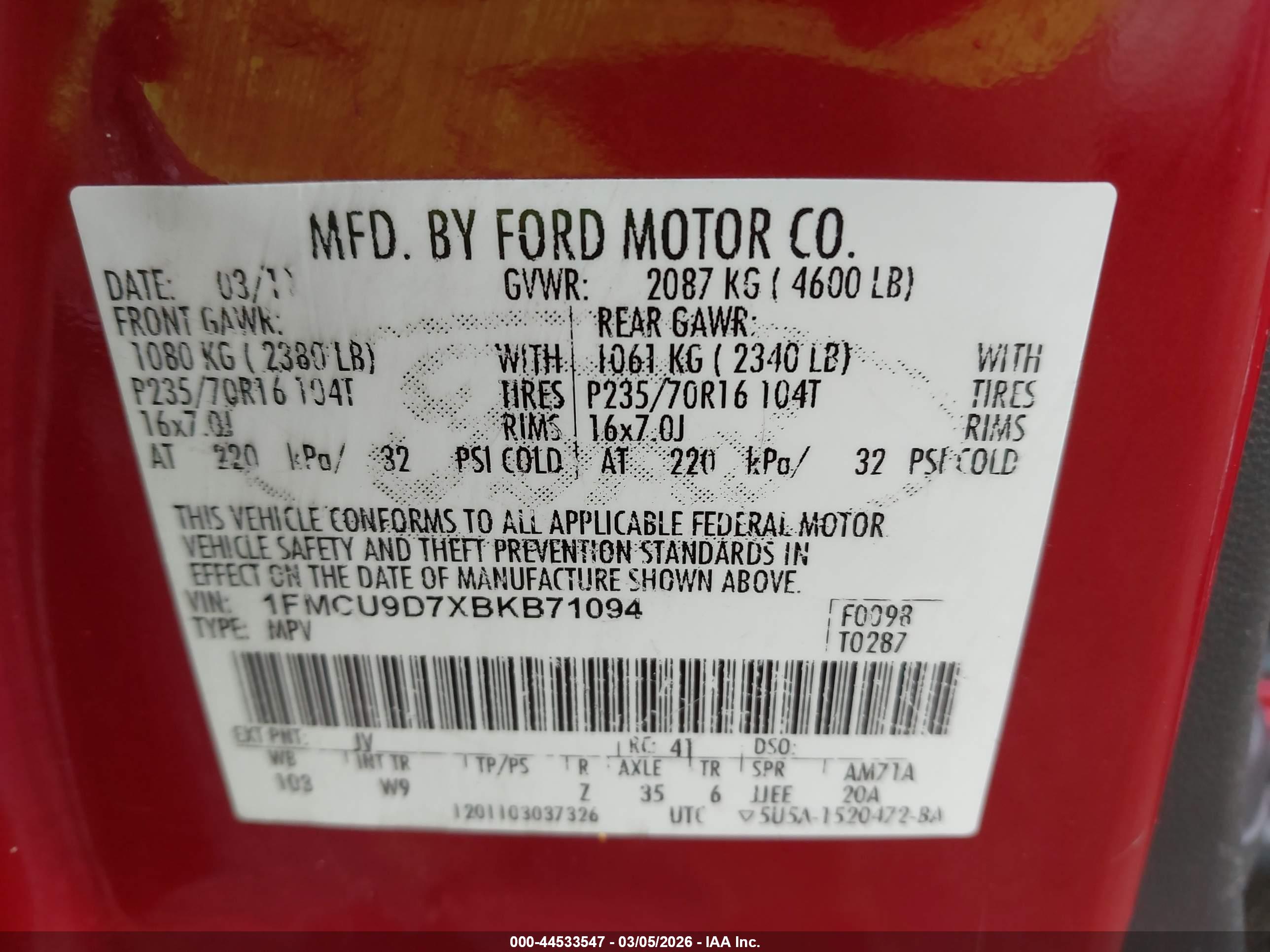 FORD ESCAPE image 9