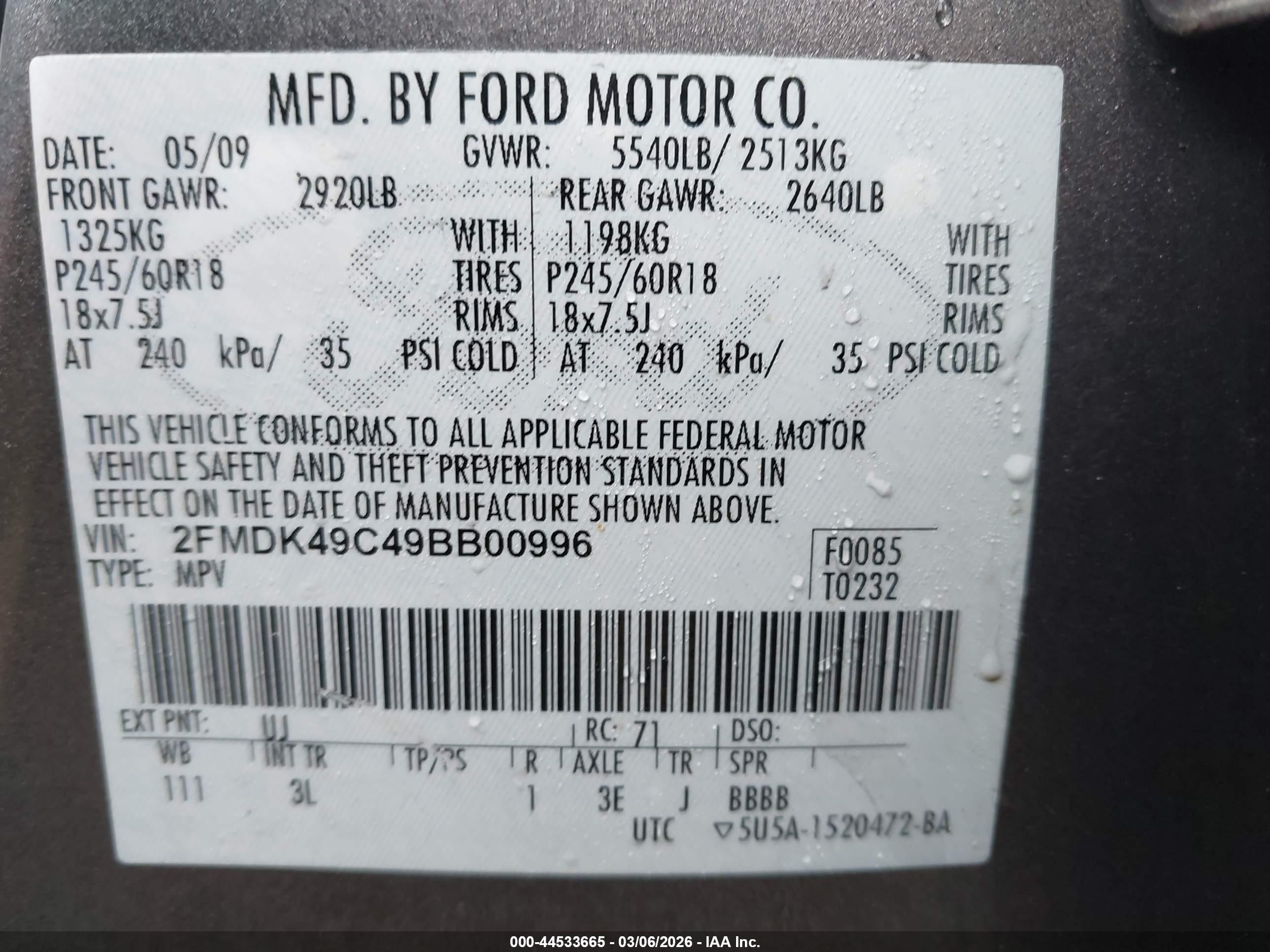 FORD EDGE image 9