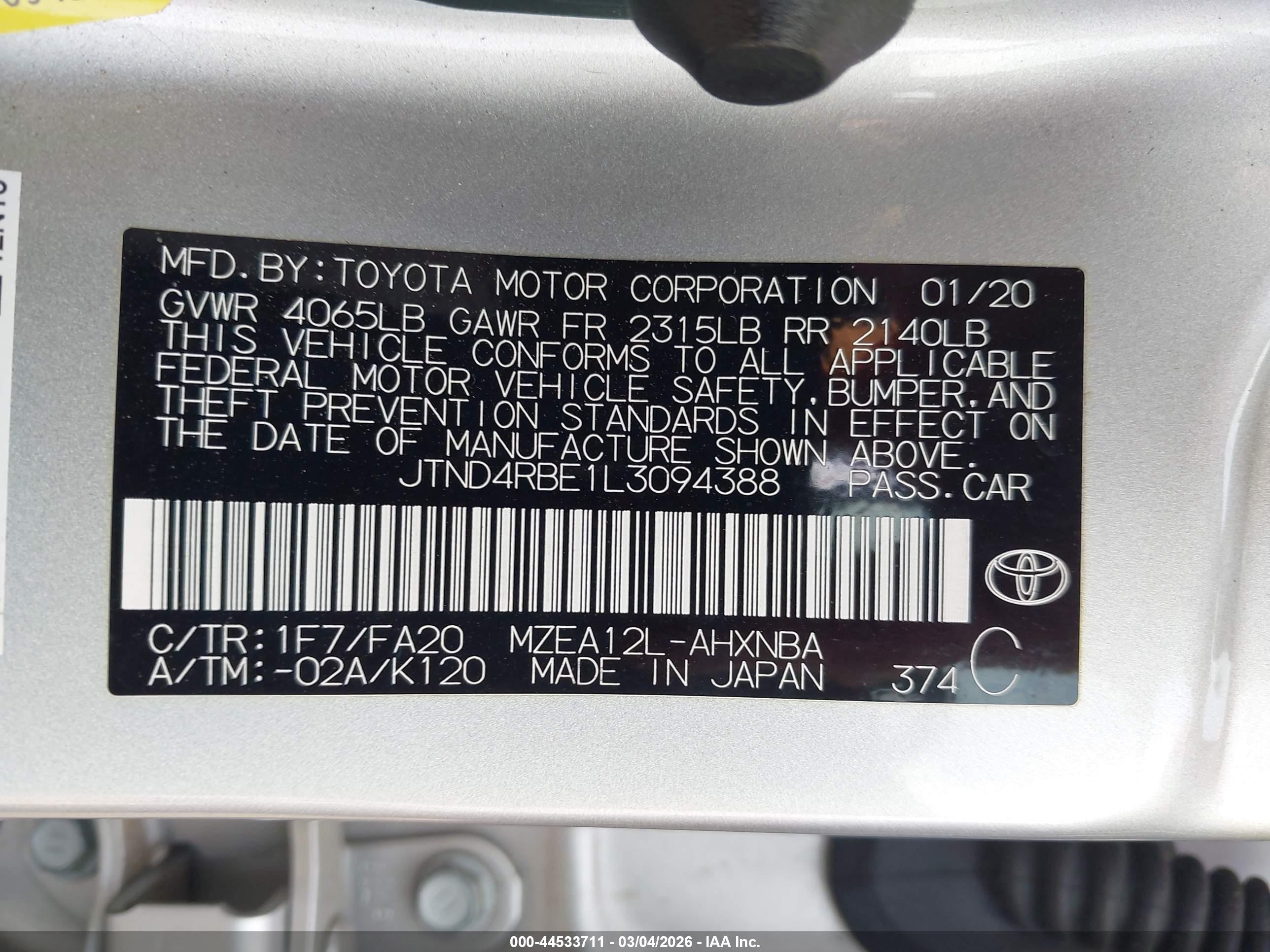 TOYOTA COROLLA image 9