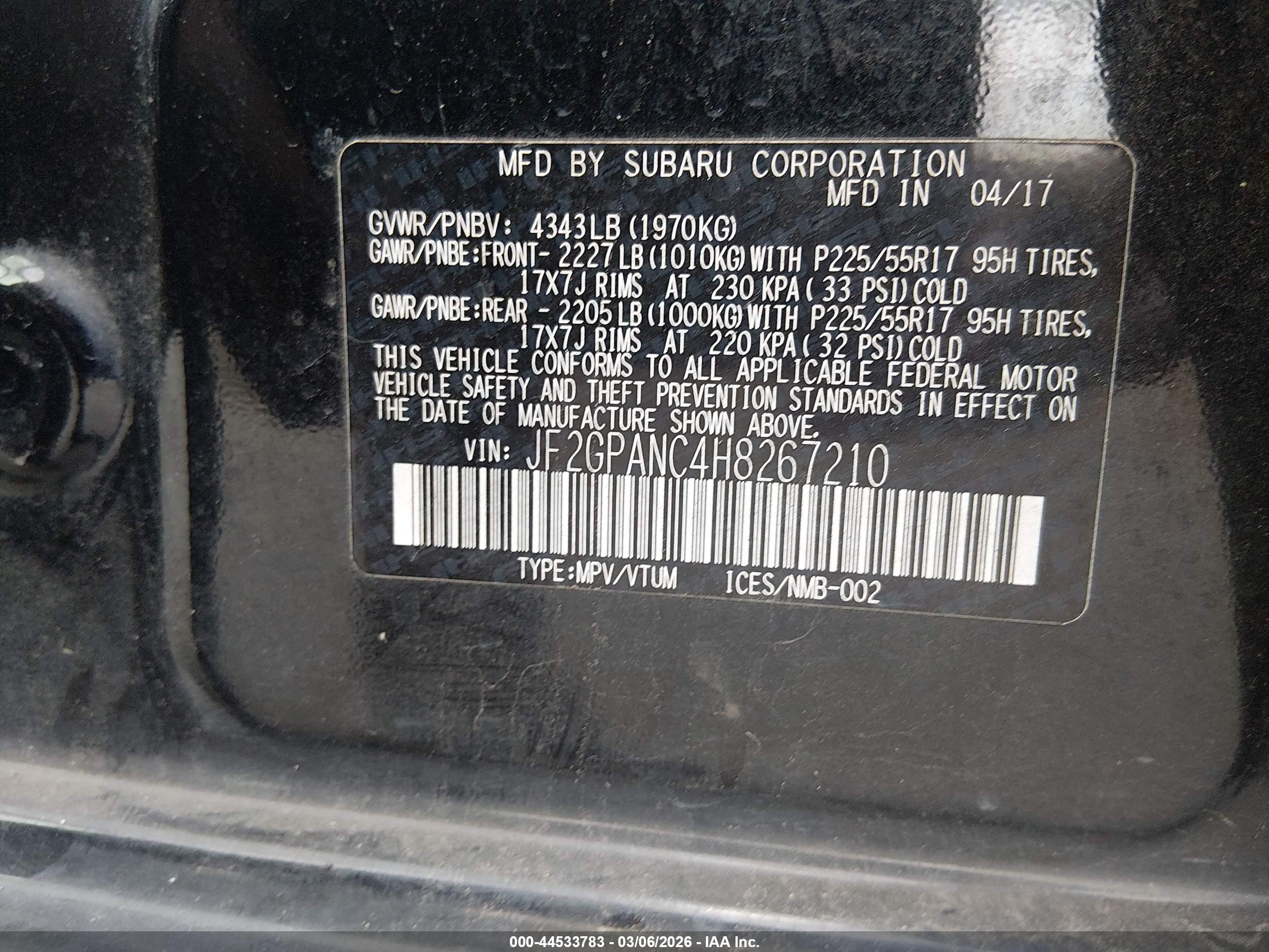 SUBARU CROSSTREK image 9