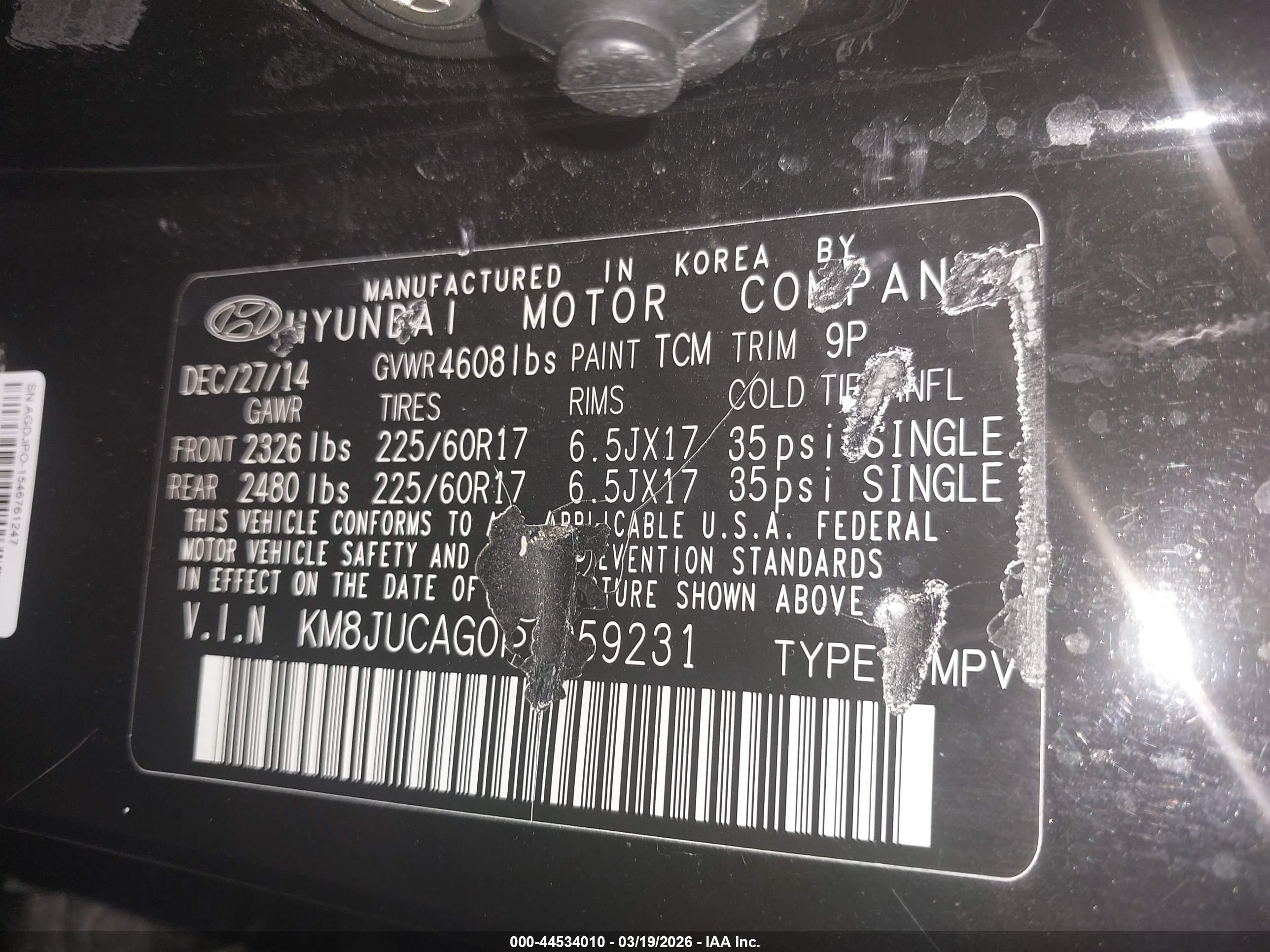 HYUNDAI TUCSON image 9