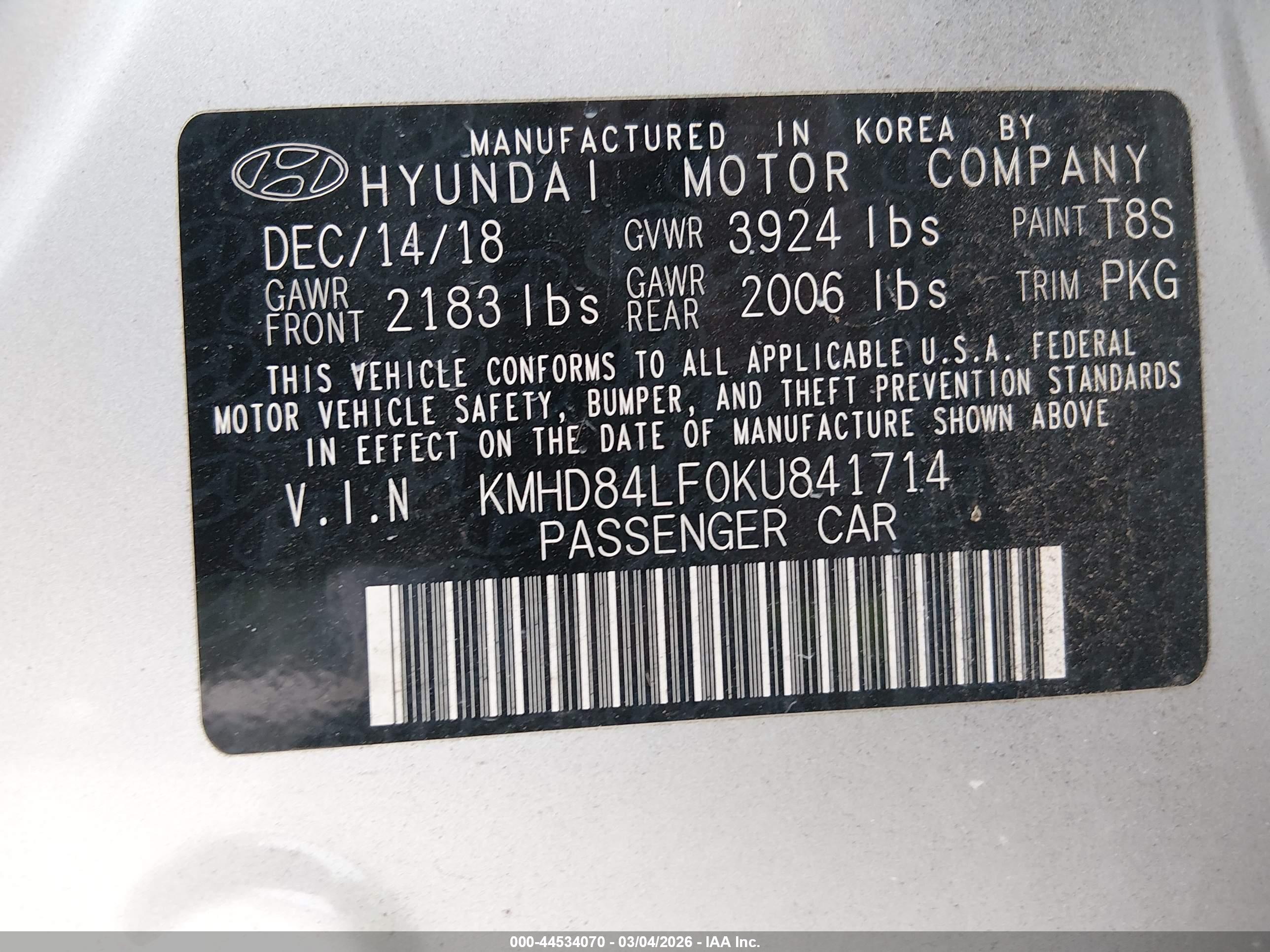 HYUNDAI ELANTRA image 9