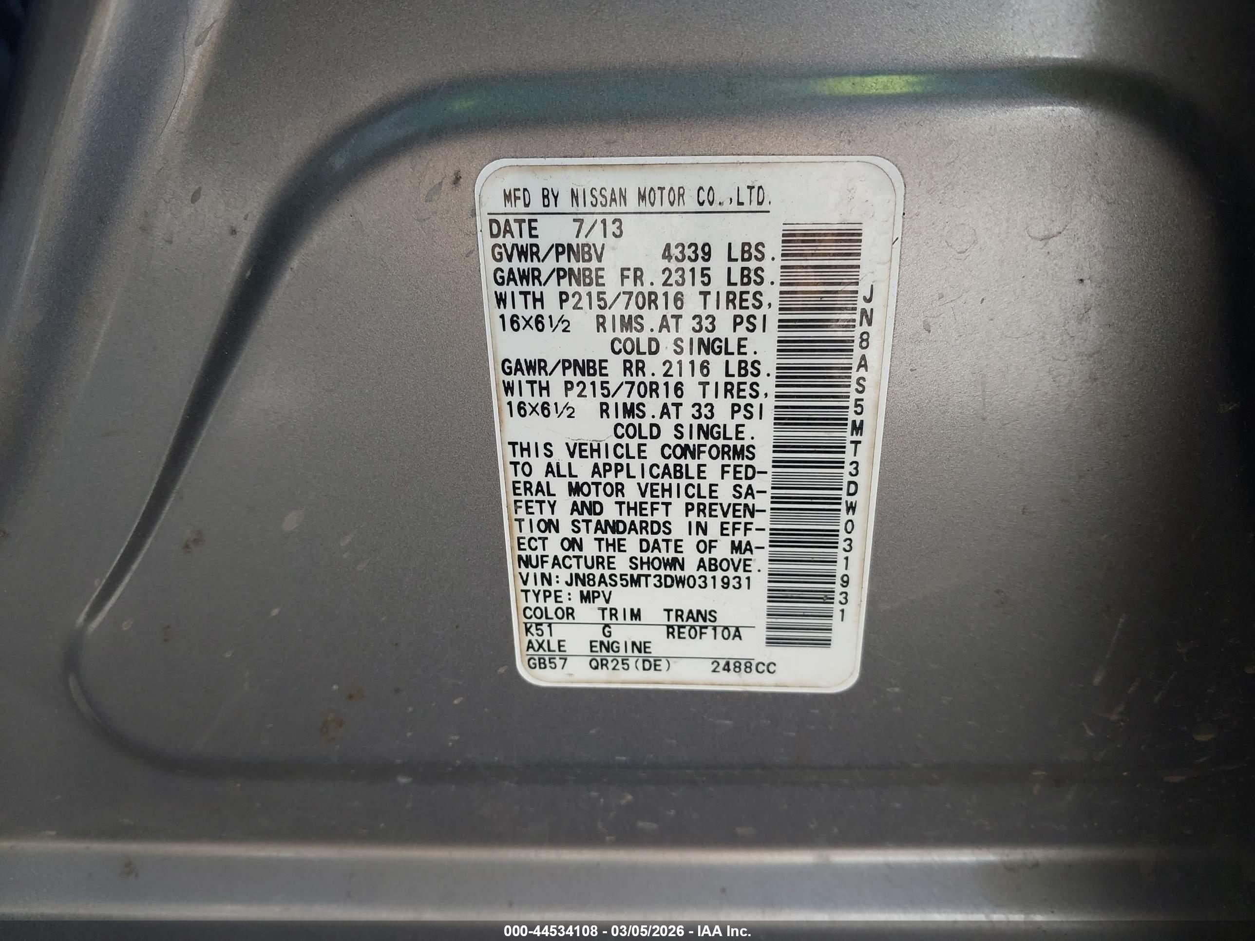 NISSAN ROGUE image 9