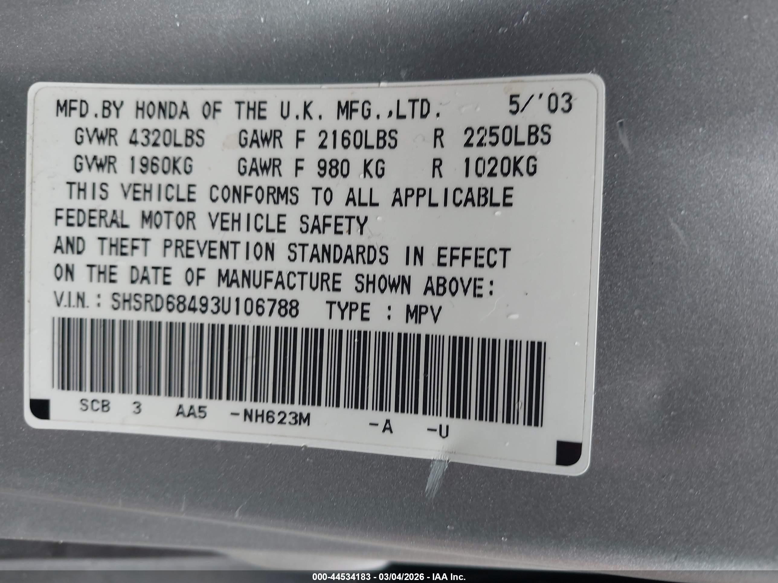 HONDA CR-V image 9