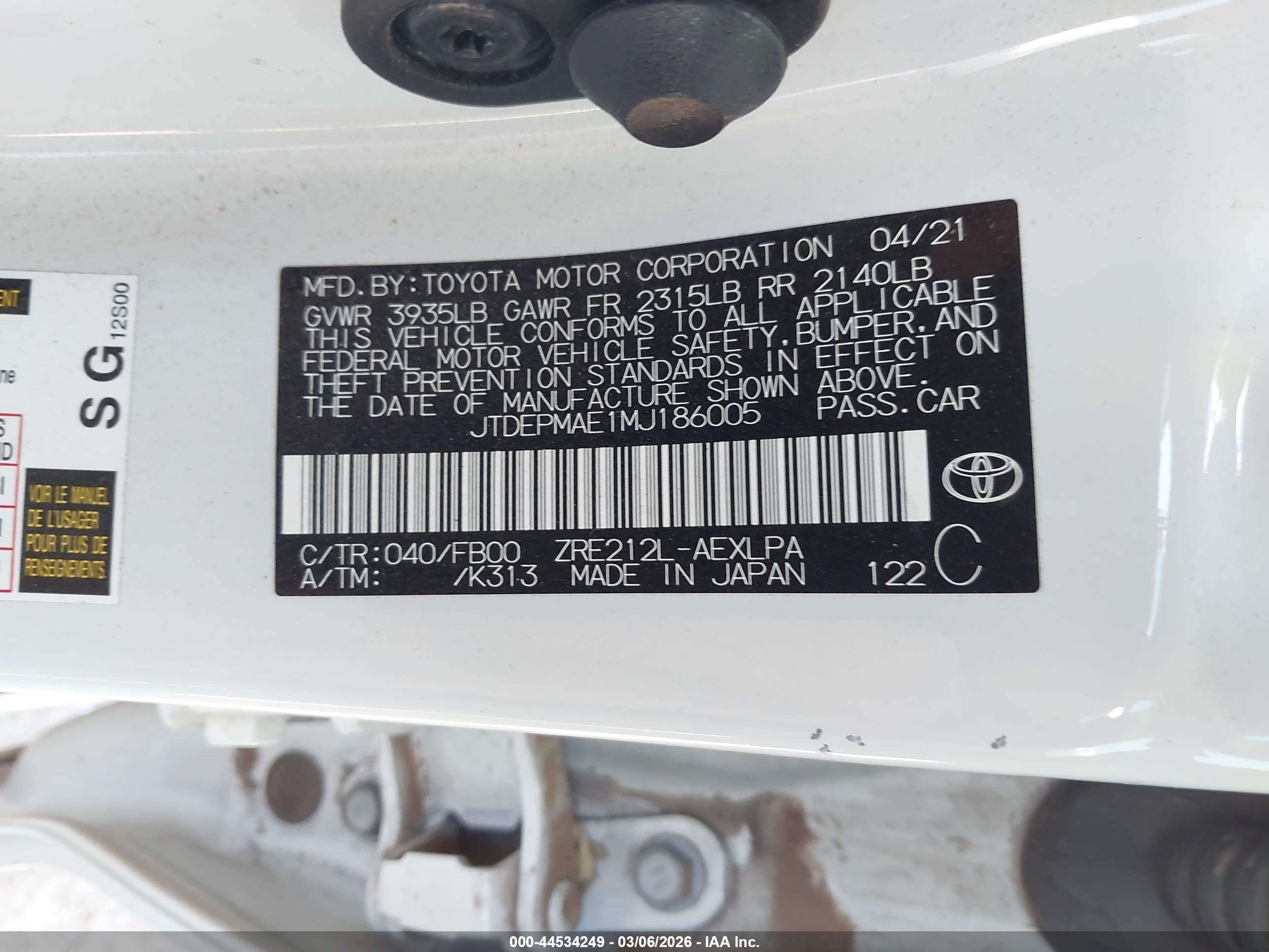 TOYOTA COROLLA image 9