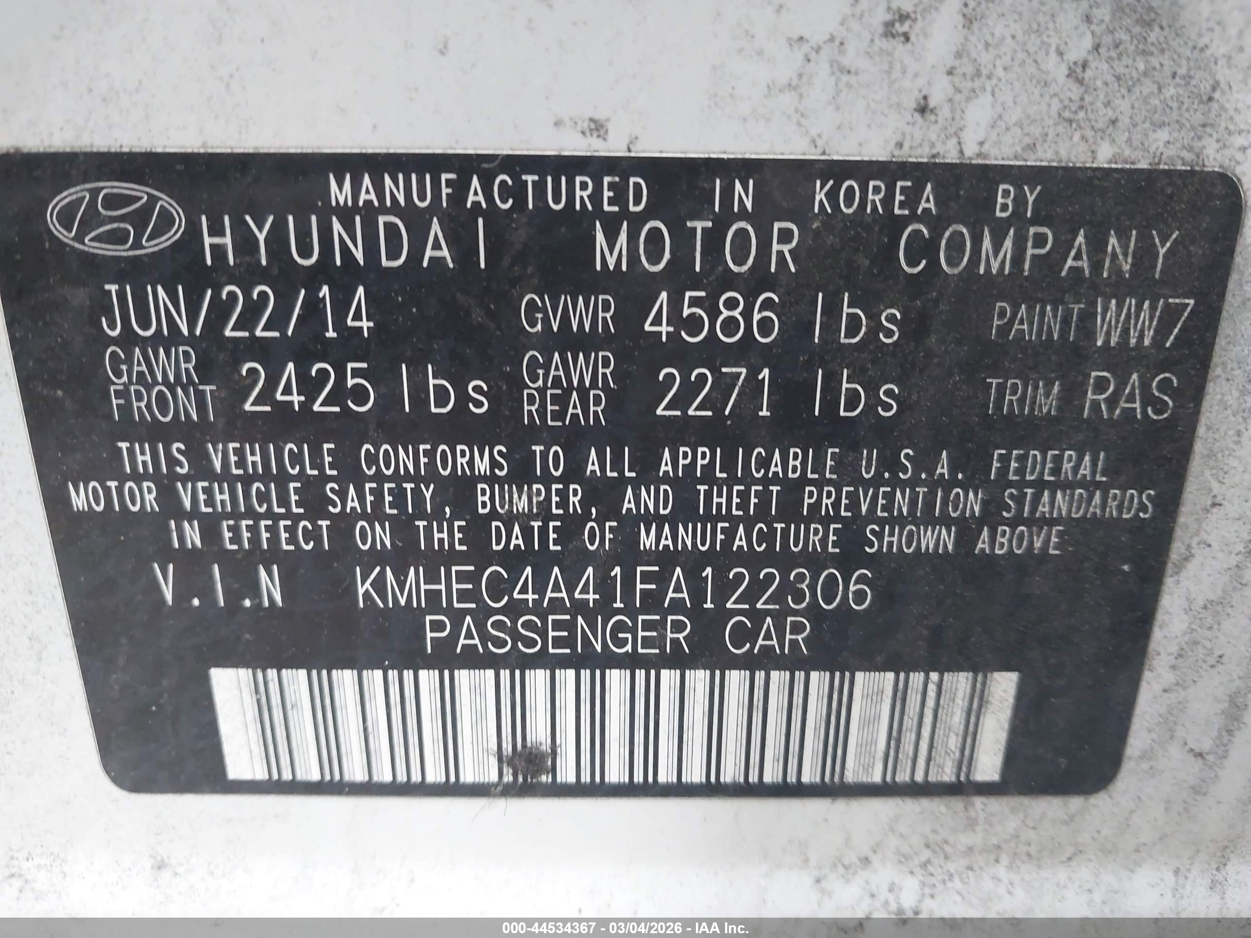 HYUNDAI SONATA image 9