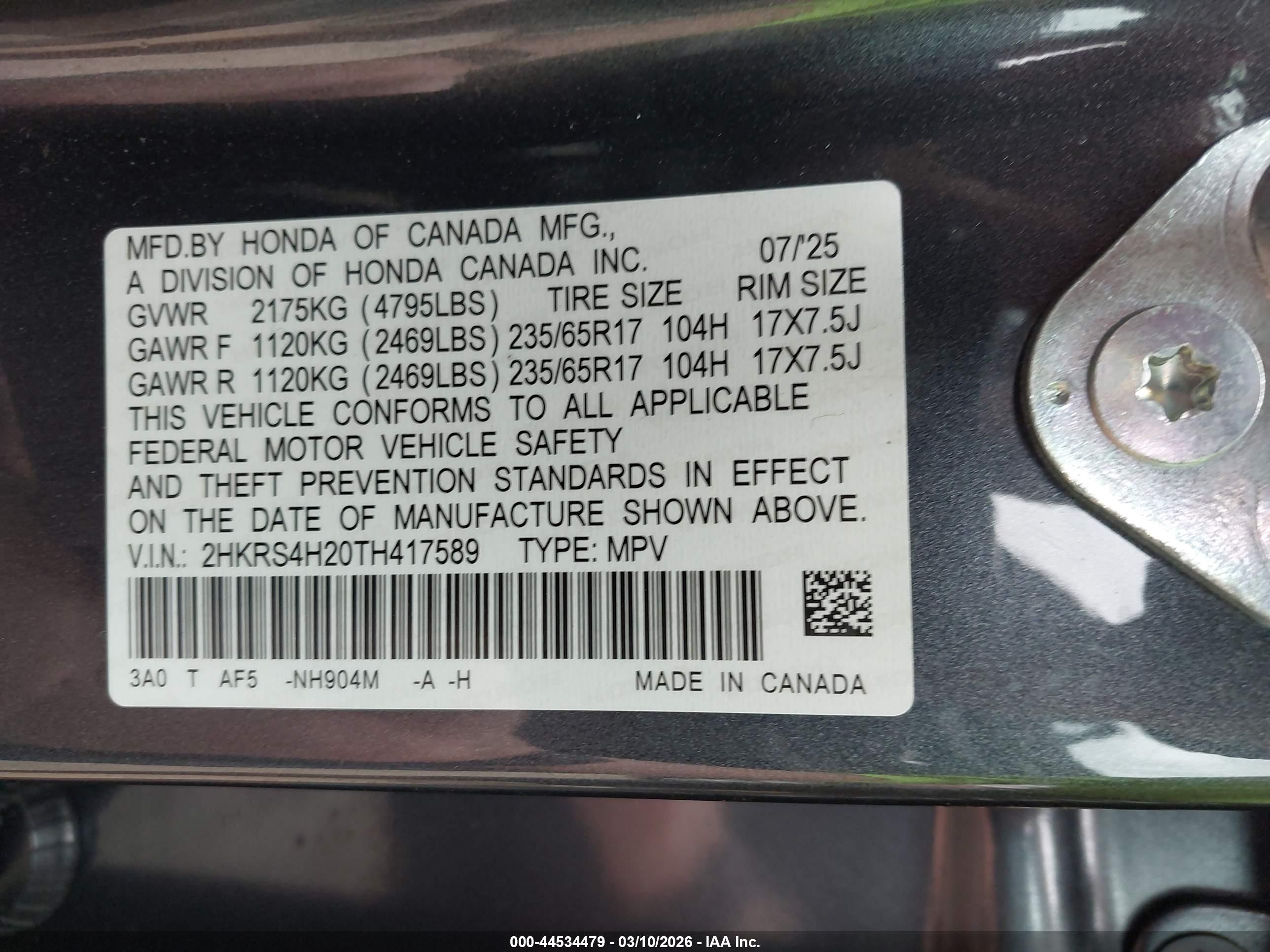 HONDA CR-V image 9