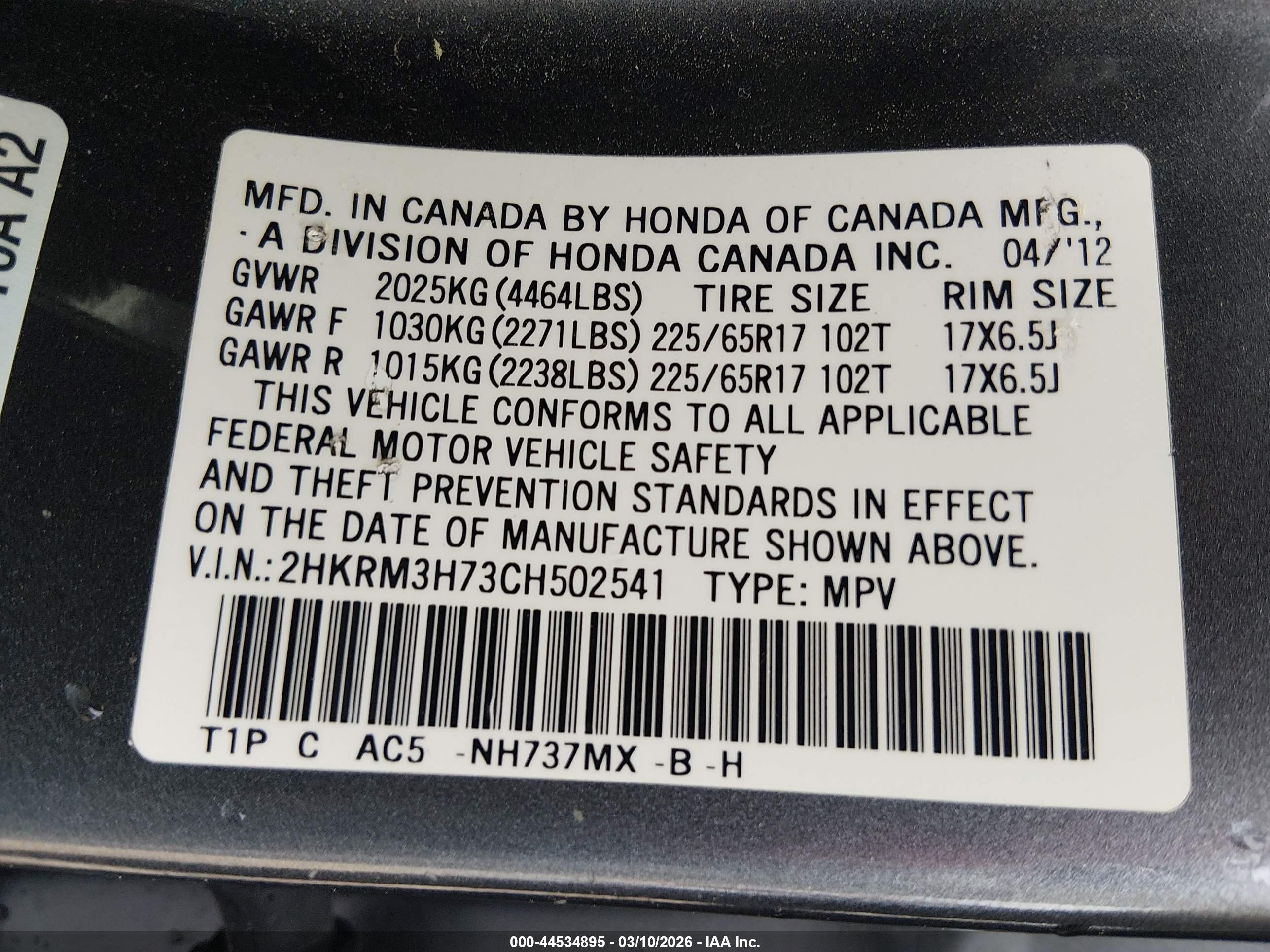 HONDA CR-V image 9