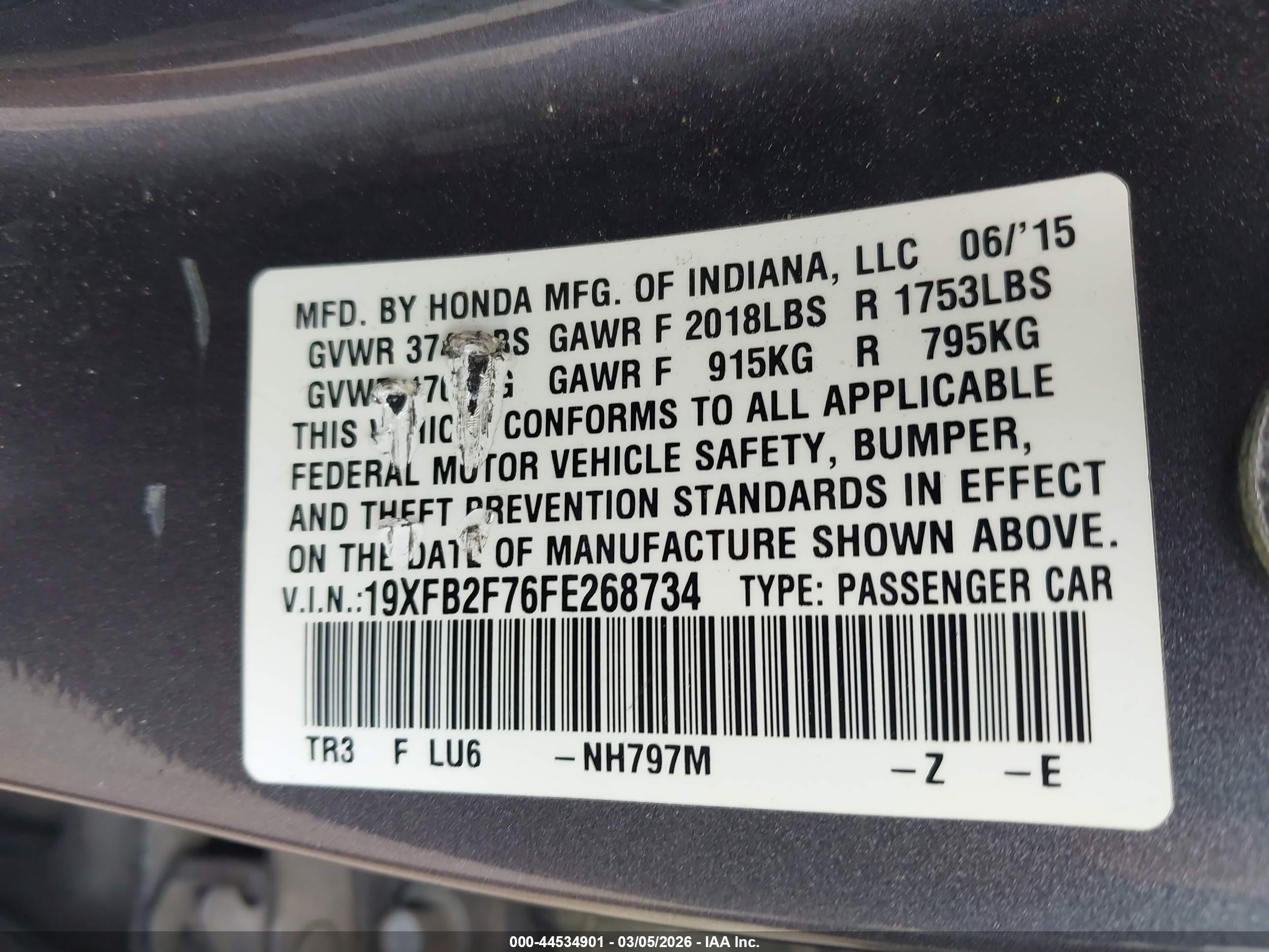 HONDA CIVIC image 9