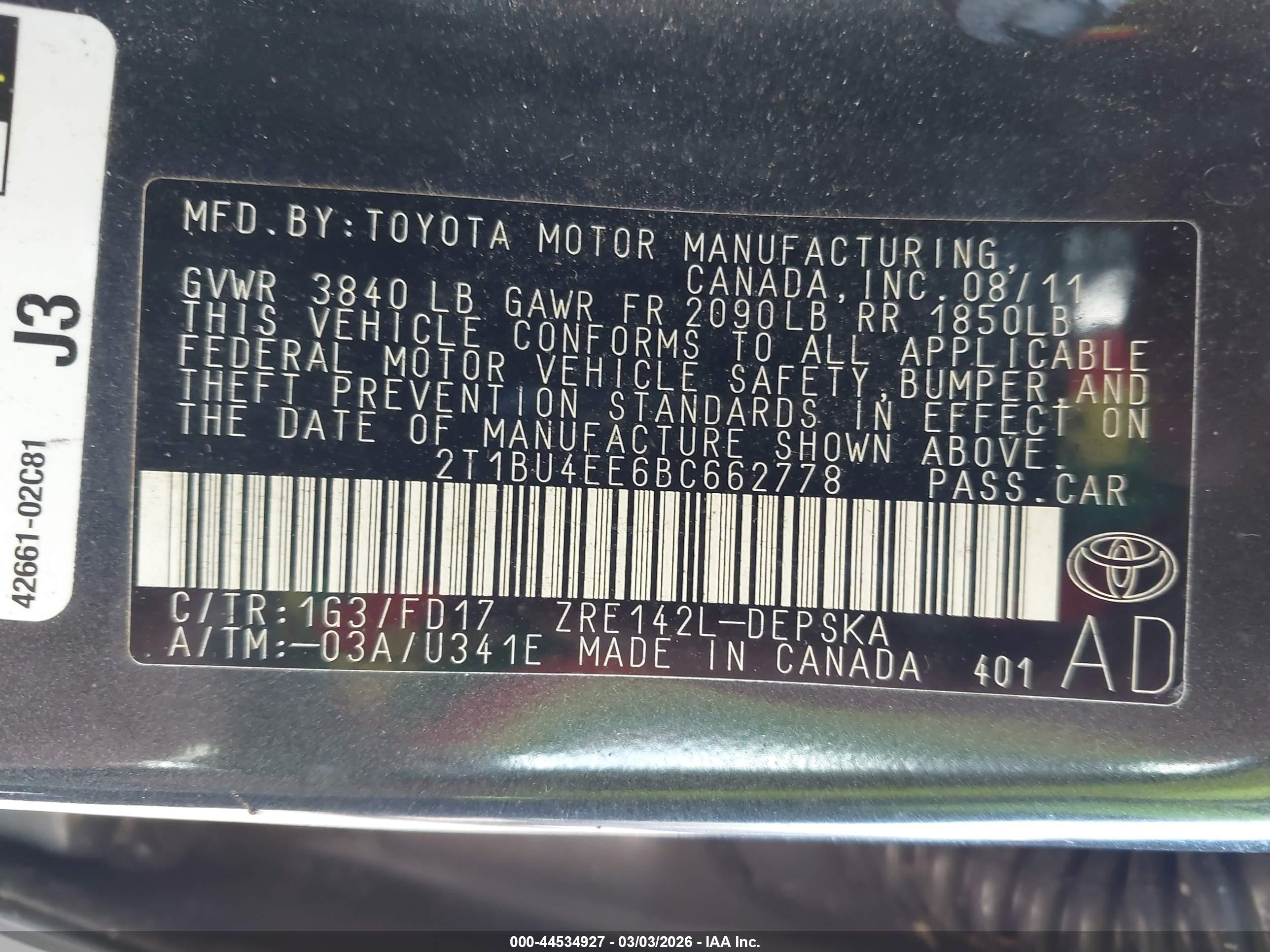 TOYOTA COROLLA image 9